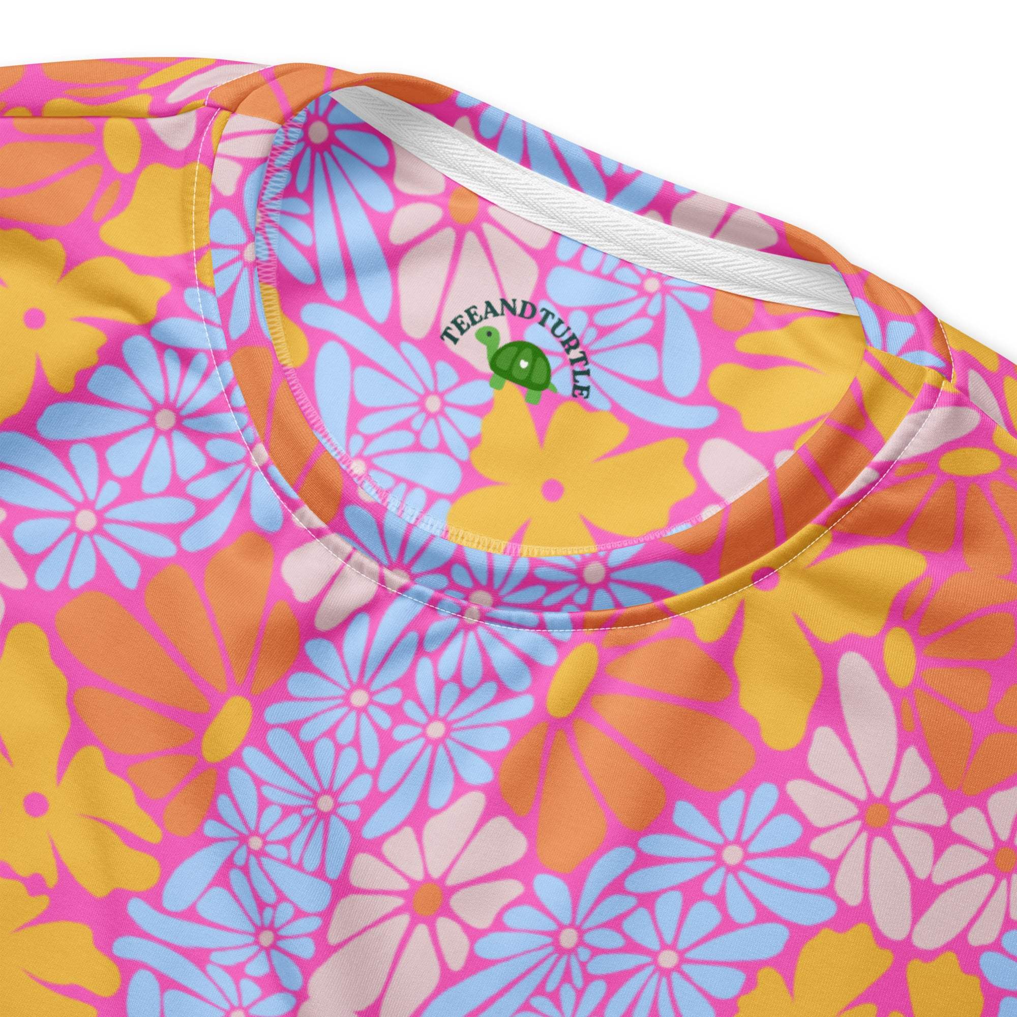 Bright Floral | Eco-Friendly | Premium Pattern Sweatshirt | TeeandTurtle | Sustainable