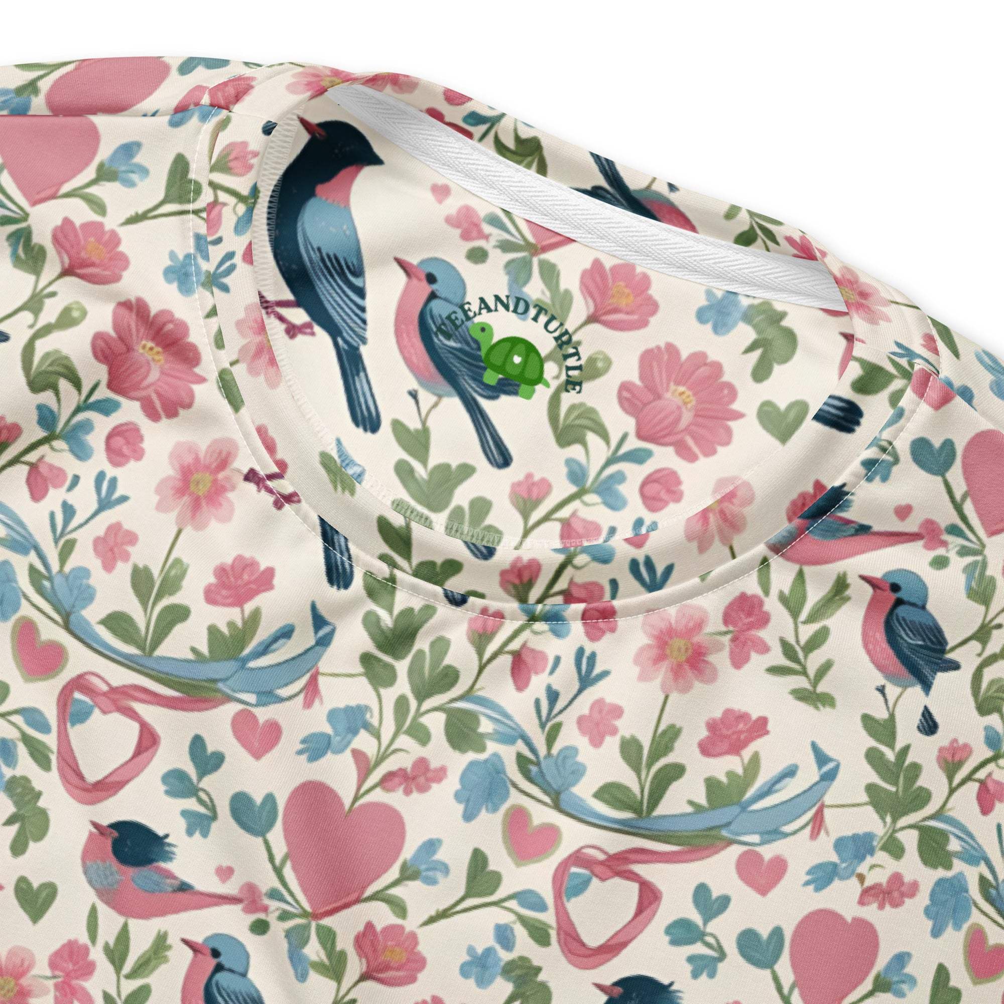 Birds Garden | Eco-Friendly | Premium Pattern Sweatshirt | TeeandTurtle | Sustainable