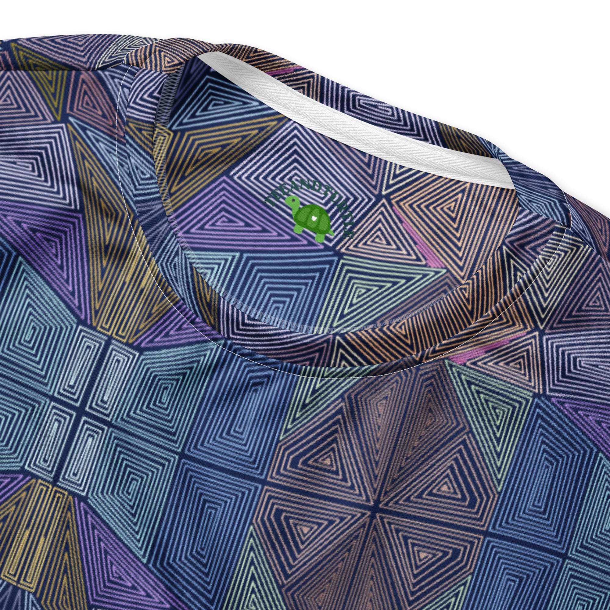 Dizzy Block | Eco-Friendly | Premium Pattern Sweatshirt | TeeandTurtle | Sustainable
