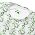 Snake Light Green | Eco-Friendly | Premium Pattern Sweatshirt | TeeandTurtle | Sustainable