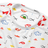 Fish Fiesta | Eco-Friendly | Premium Pattern Sweatshirt | TeeandTurtle | Sustainable