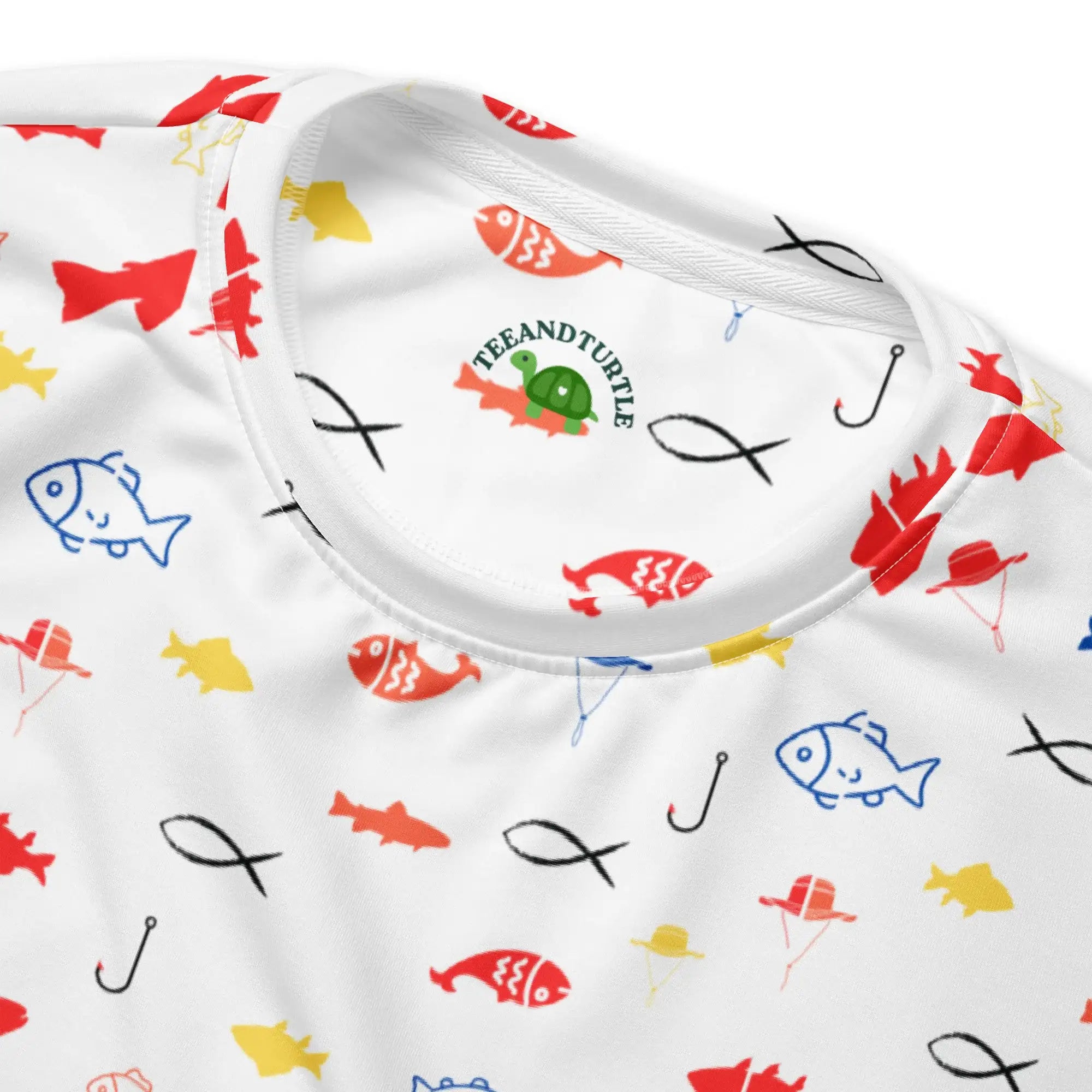Fish Fiesta | Eco-Friendly | Premium Pattern Sweatshirt | TeeandTurtle | Sustainable