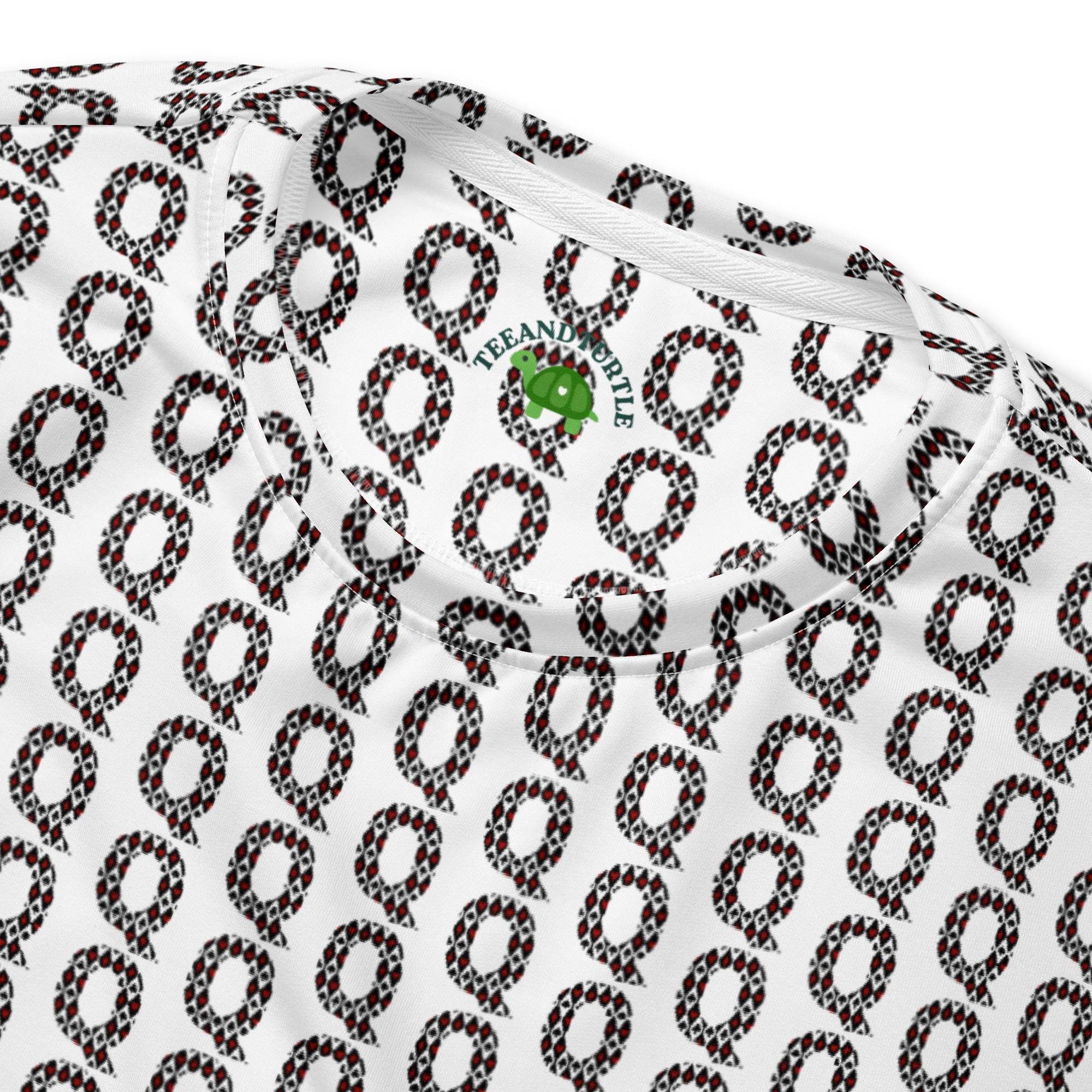 Q | Eco-Friendly | Premium Pattern Sweatshirt | TeeandTurtle | Sustainable