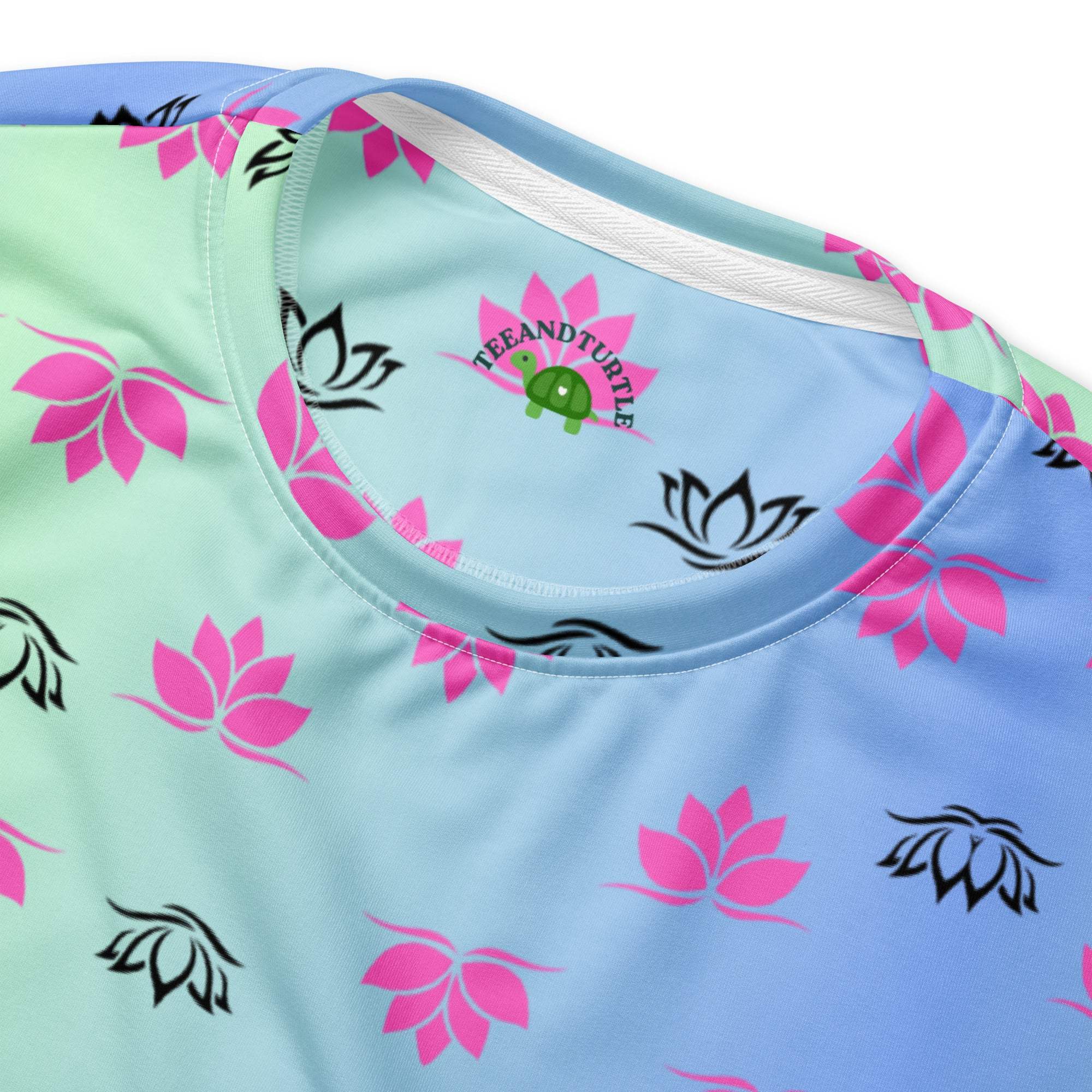Lotus Gradiant | Eco-Friendly | Premium Pattern Sweatshirt | TeeandTurtle | Sustainable