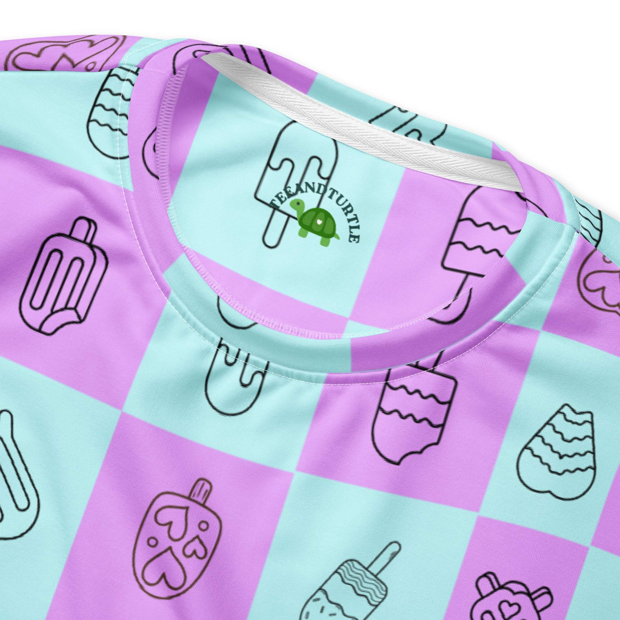 Popsicle | Eco-Friendly | Premium Pattern Sweatshirt | TeeandTurtle | Sustainable