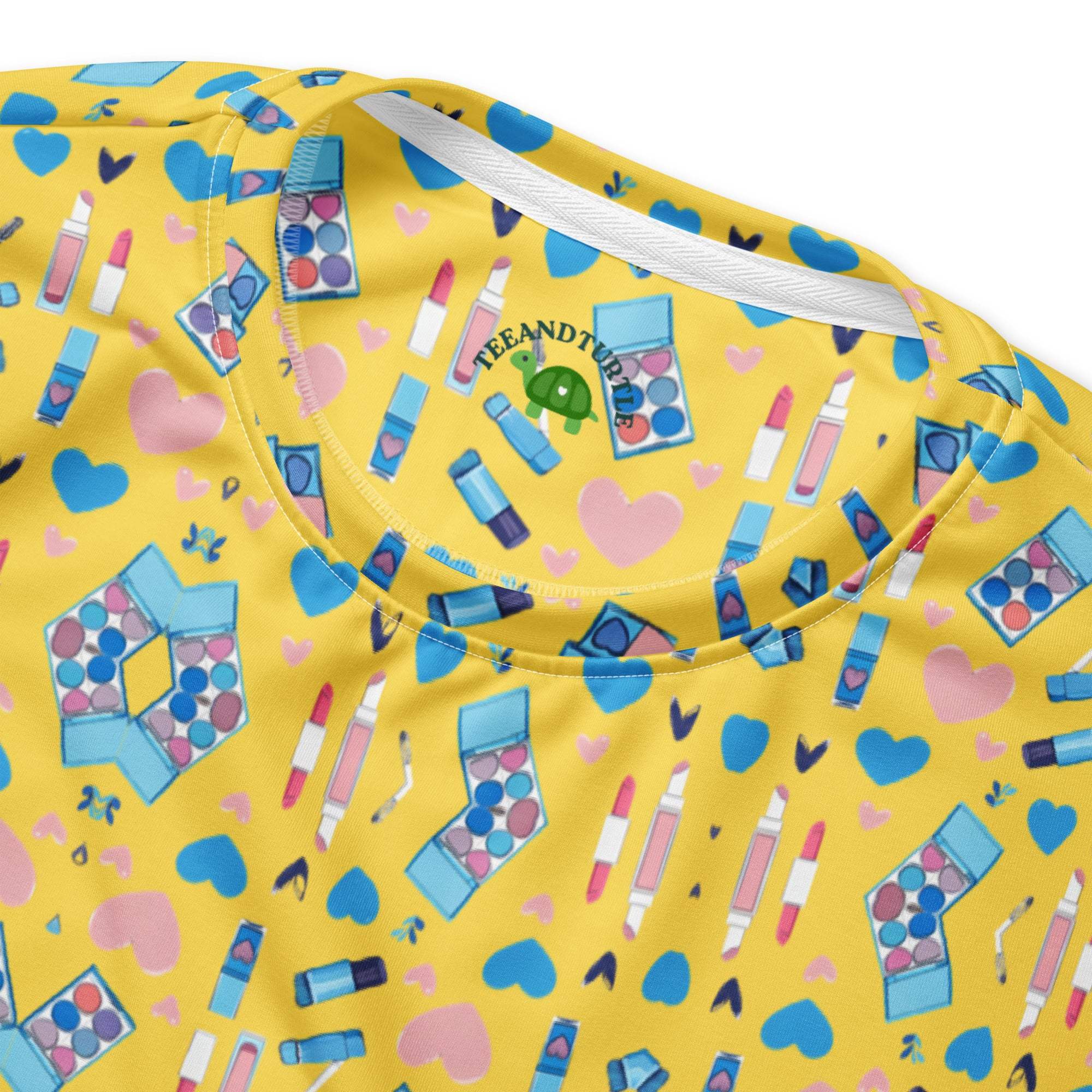 Glamour In Yellow | Eco-Friendly | Premium Pattern Sweatshirt | TeeandTurtle | Sustainable