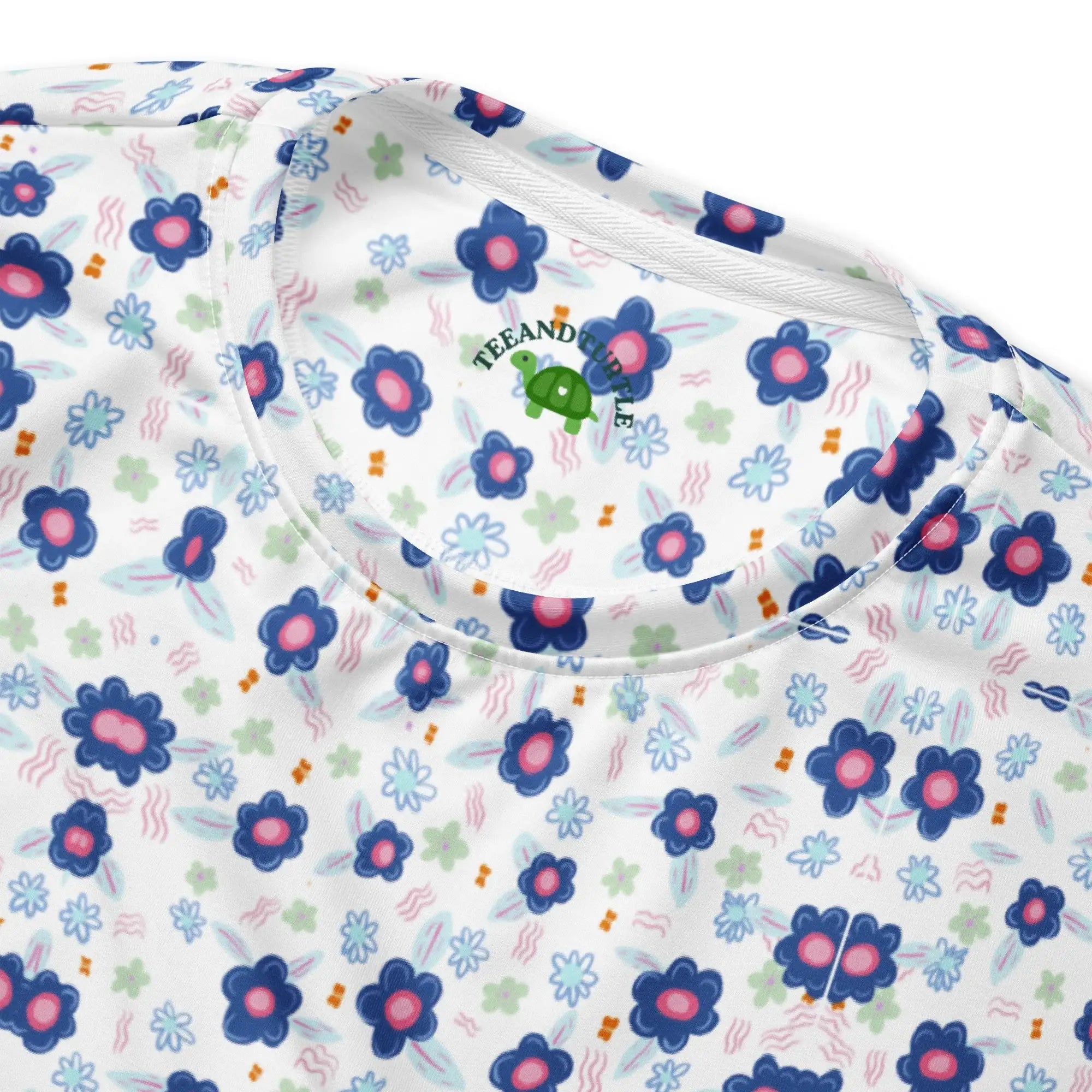 Blue Drops | Eco-Friendly | Premium Pattern Sweatshirt | TeeandTurtle | Sustainable