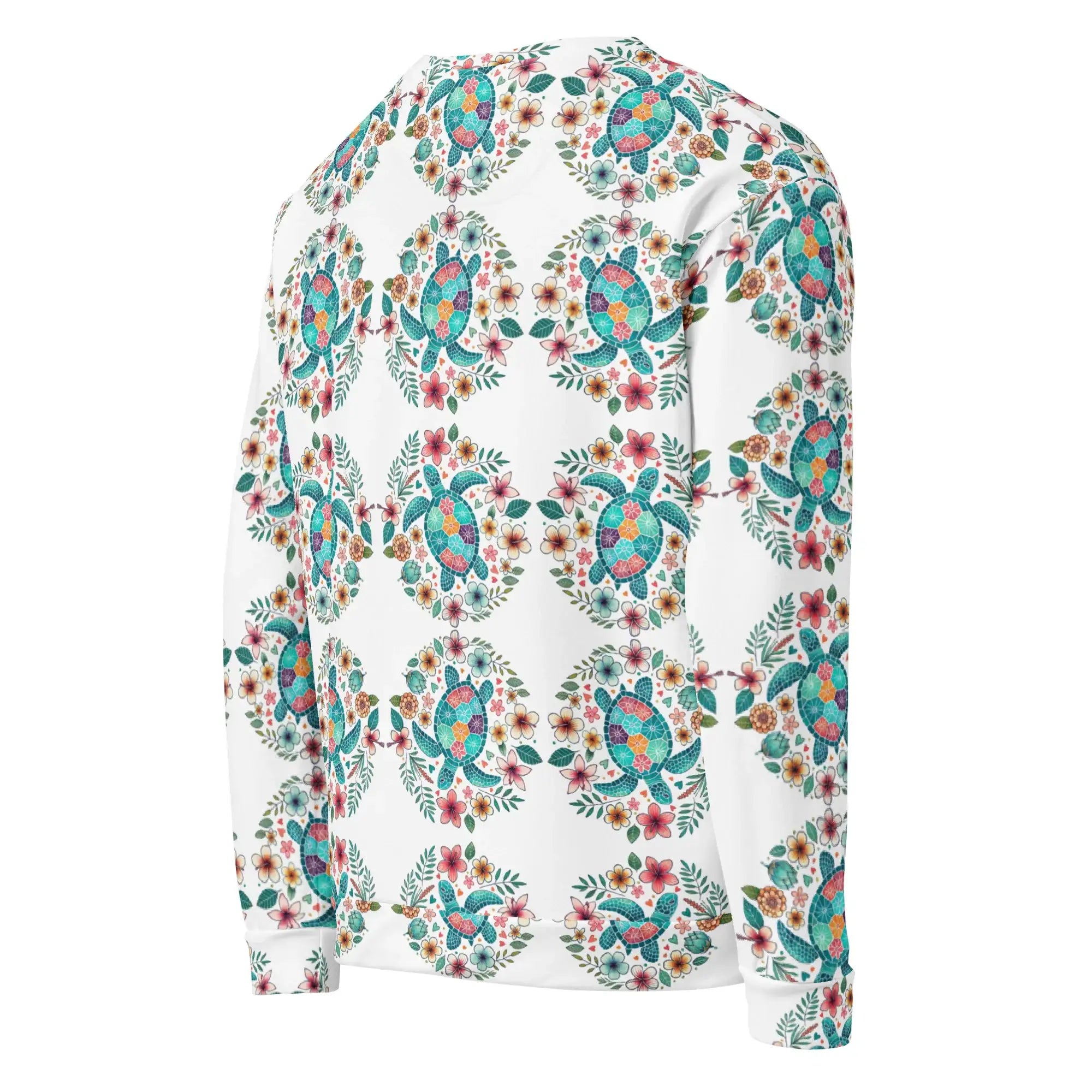 Sea Turtle | Eco-Friendly | Premium Pattern Sweatshirt | TeeandTurtle | Sustainable