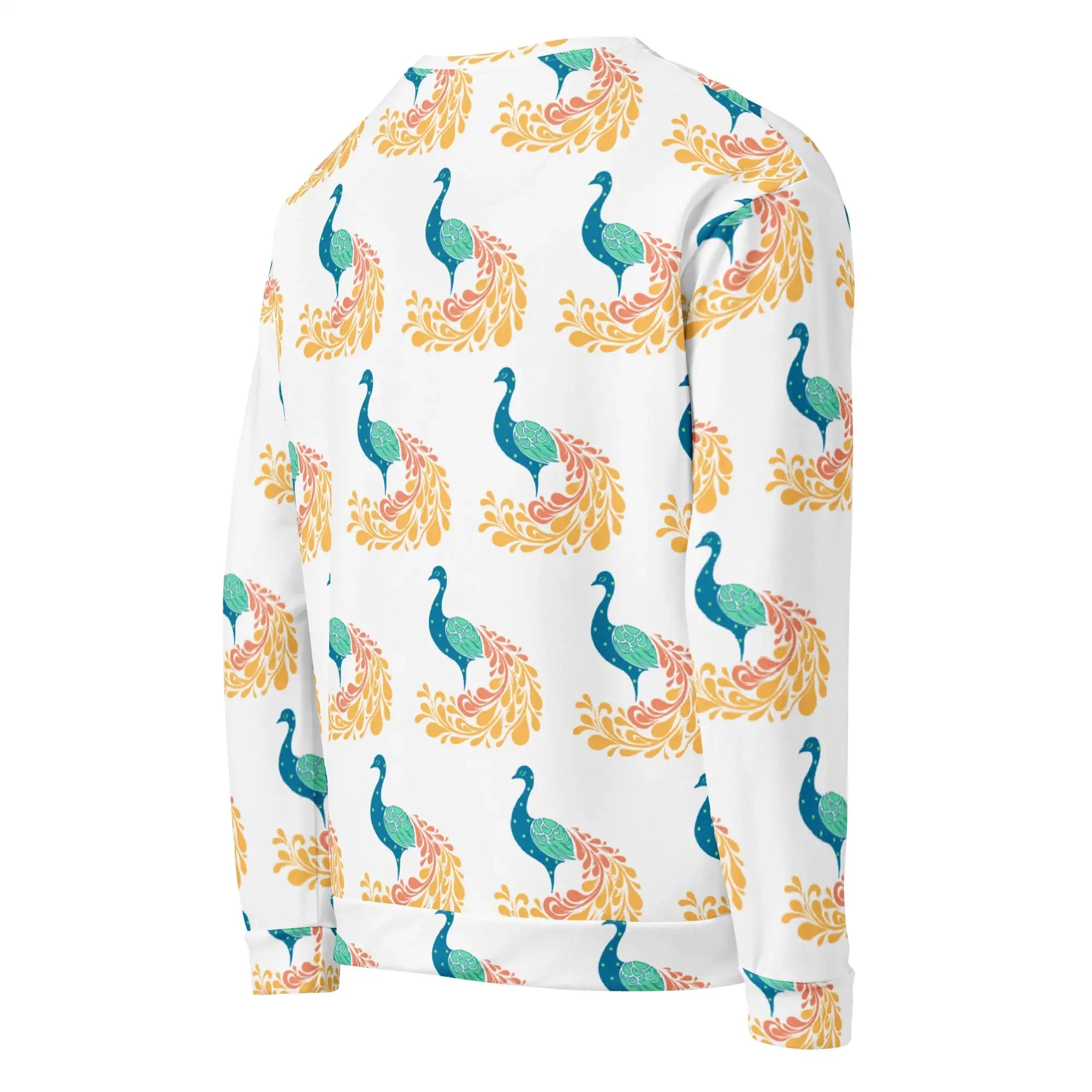 Peacock | Eco-Friendly | Premium Pattern Sweatshirt | TeeandTurtle | Sustainable