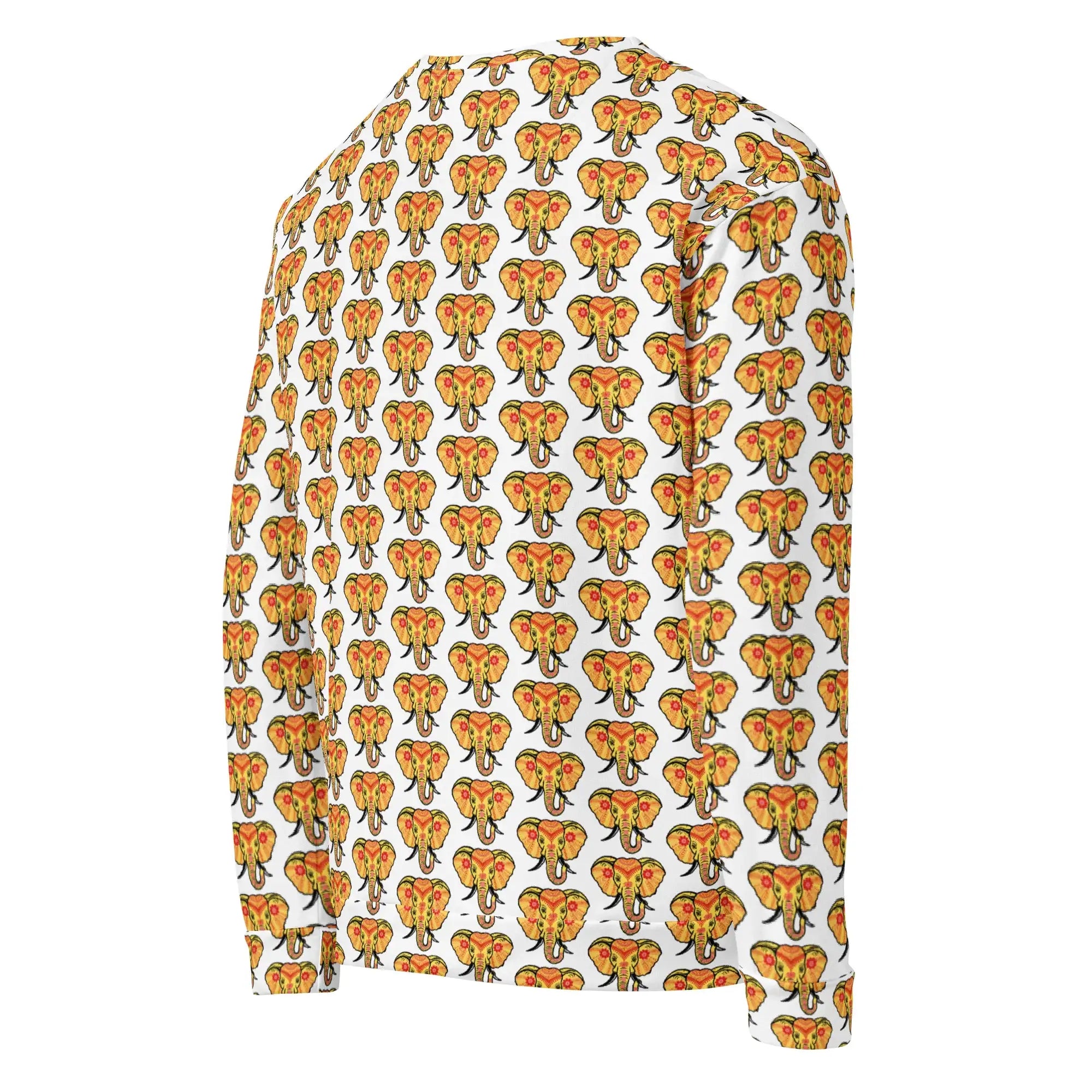 Elephant | Eco-Friendly | Premium Pattern Sweatshirt | TeeandTurtle | Sustainable