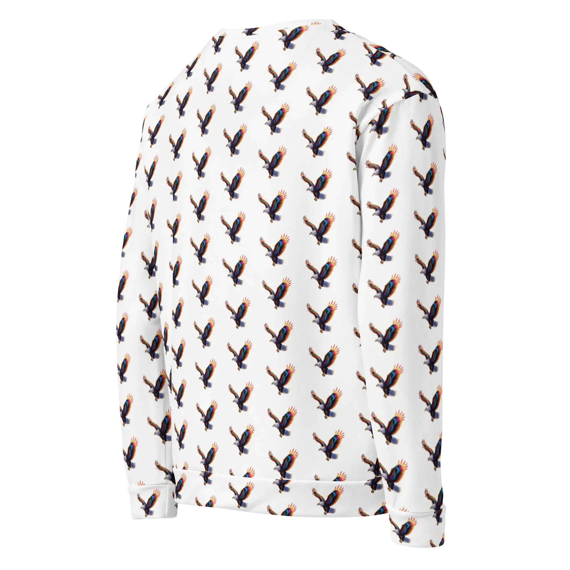 Rainbow Falcon | Eco-Friendly | Premium Pattern Sweatshirt | TeeandTurtle | Sustainable