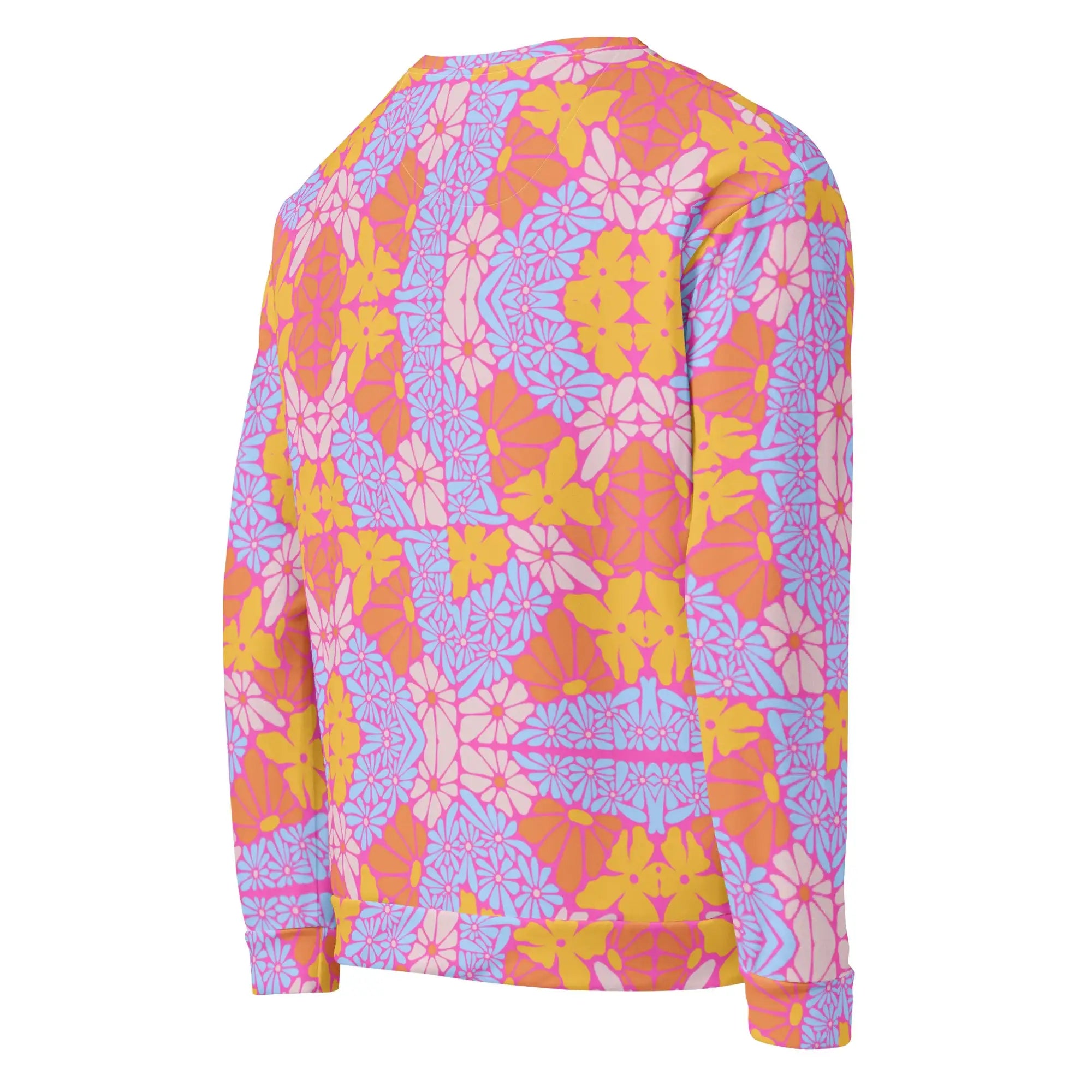 Bright Floral | Eco-Friendly | Premium Pattern Sweatshirt | TeeandTurtle | Sustainable