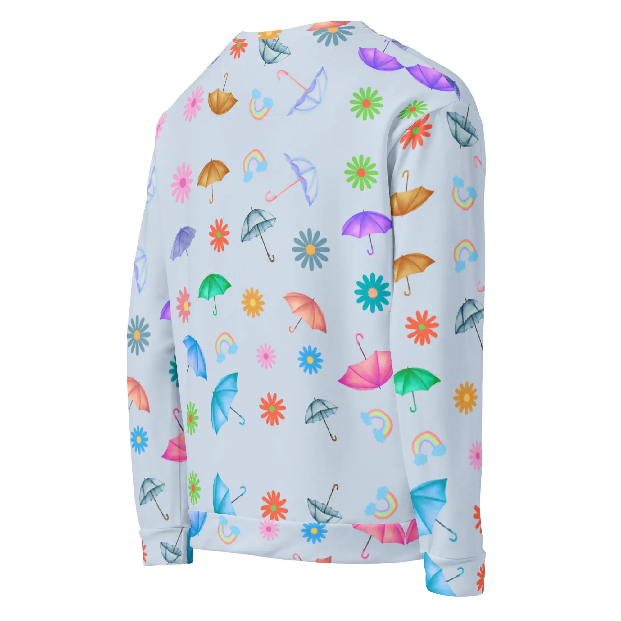 Flying Umbrella | Eco-Friendly | Premium Pattern Sweatshirt | TeeandTurtle | Sustainable