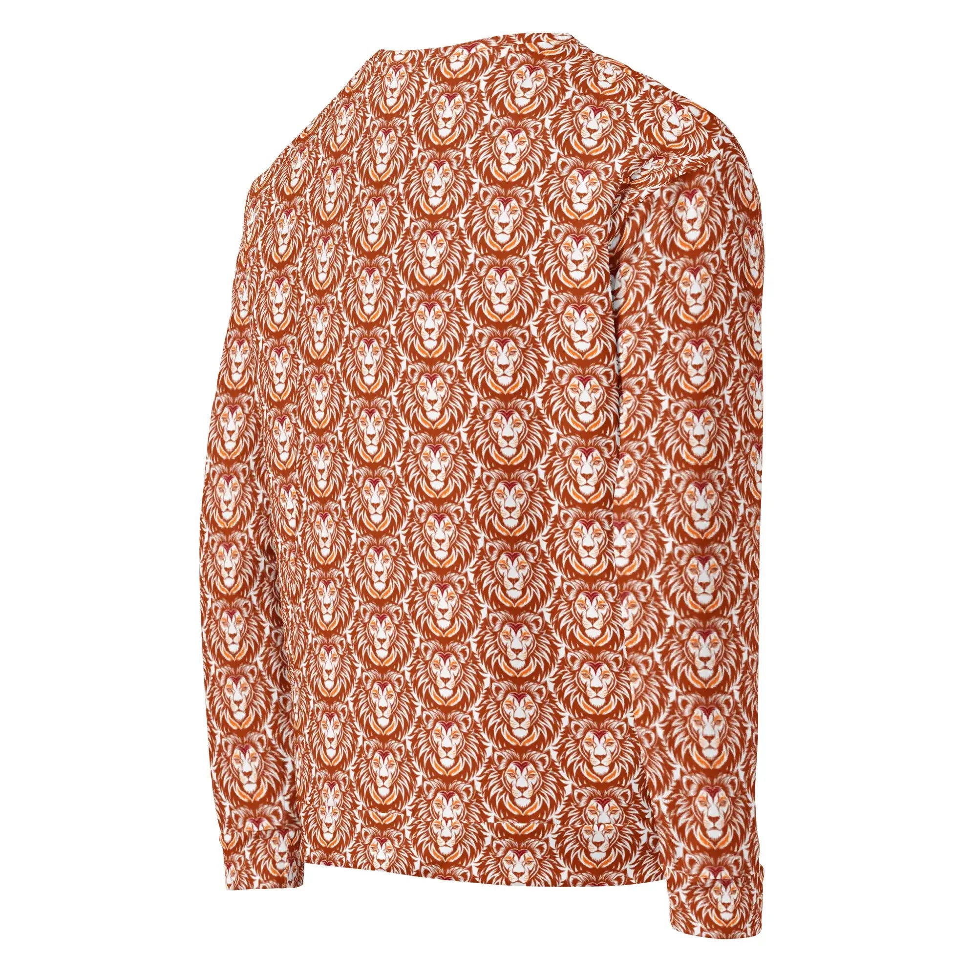 Lion | Eco-Friendly | Premium Pattern Sweatshirt | TeeandTurtle | Sustainable