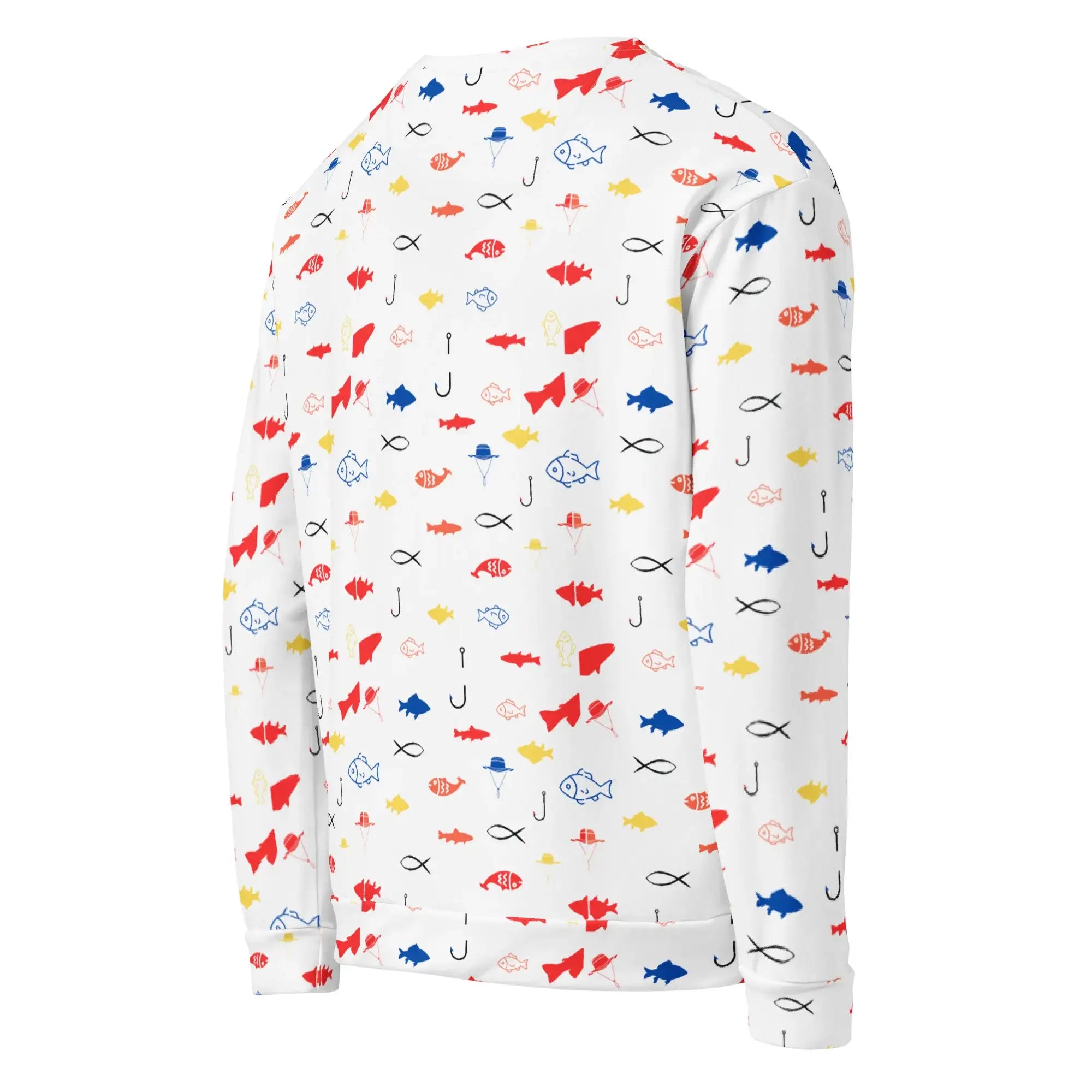 Fish Fiesta | Eco-Friendly | Premium Pattern Sweatshirt | TeeandTurtle | Sustainable