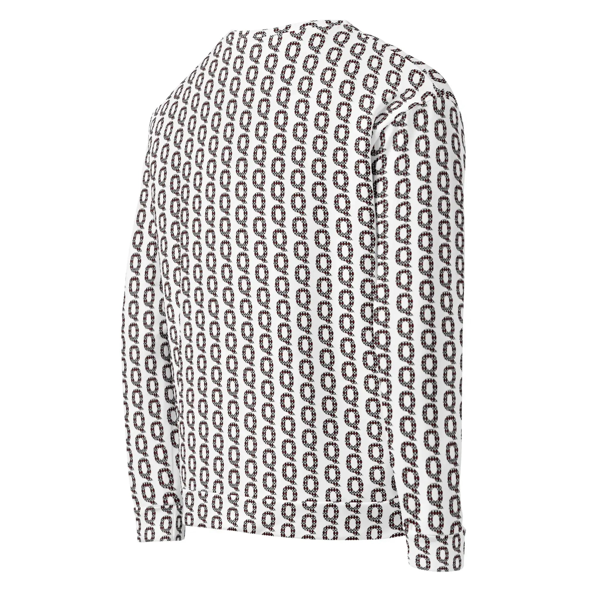 Q | Eco-Friendly | Premium Pattern Sweatshirt | TeeandTurtle | Sustainable
