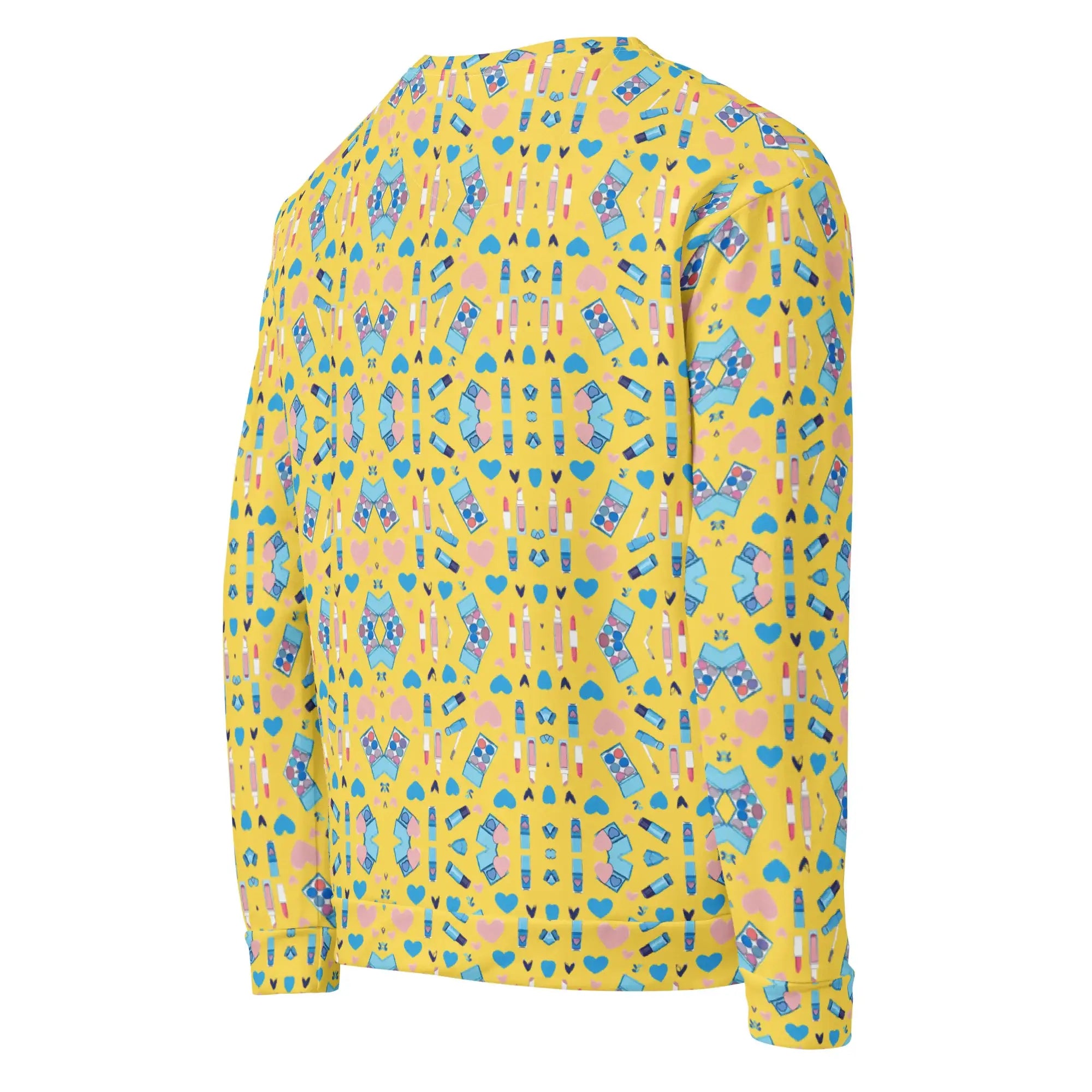 Glamour In Yellow | Eco-Friendly | Premium Pattern Sweatshirt | TeeandTurtle | Sustainable