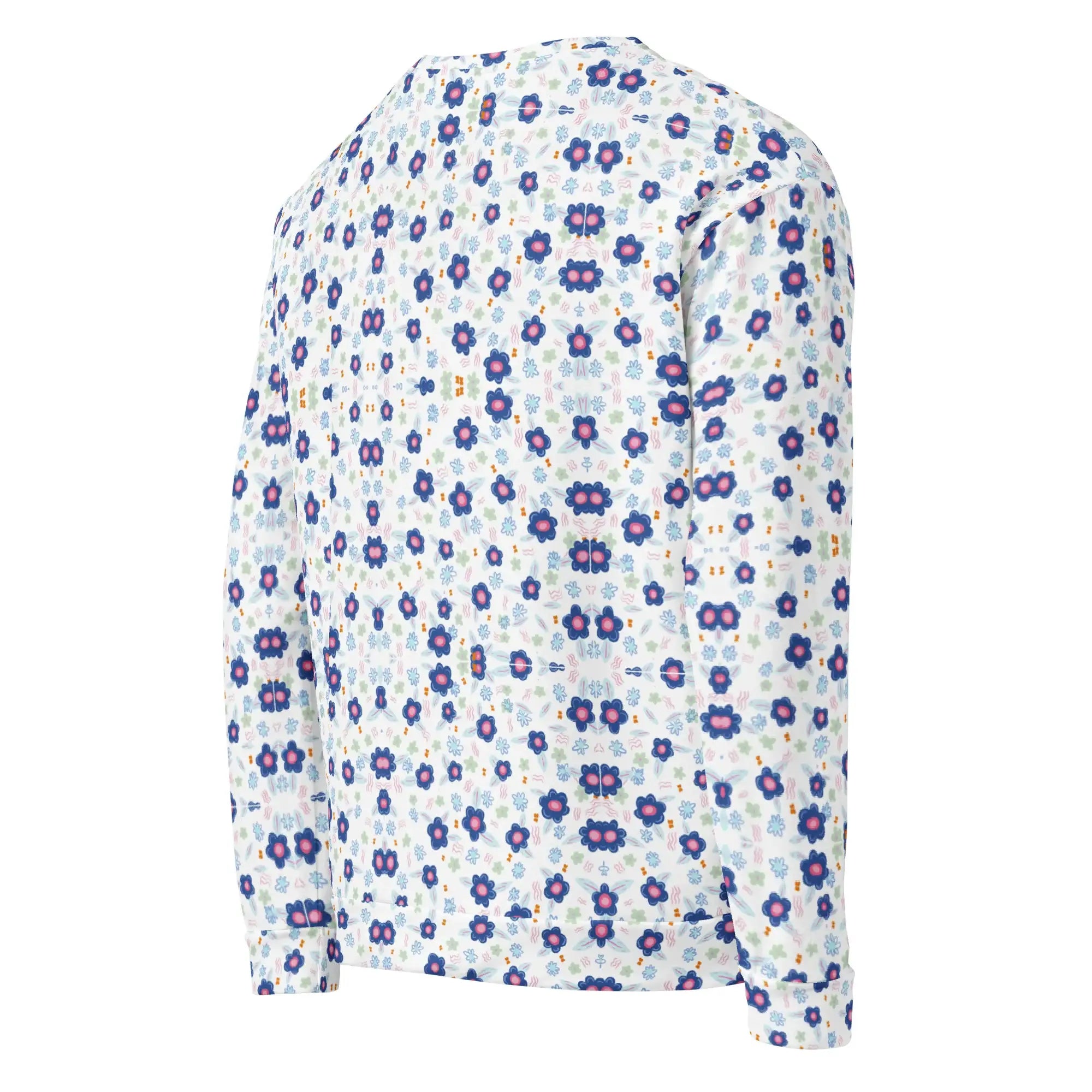 Blue Drops | Eco-Friendly | Premium Pattern Sweatshirt | TeeandTurtle | Sustainable