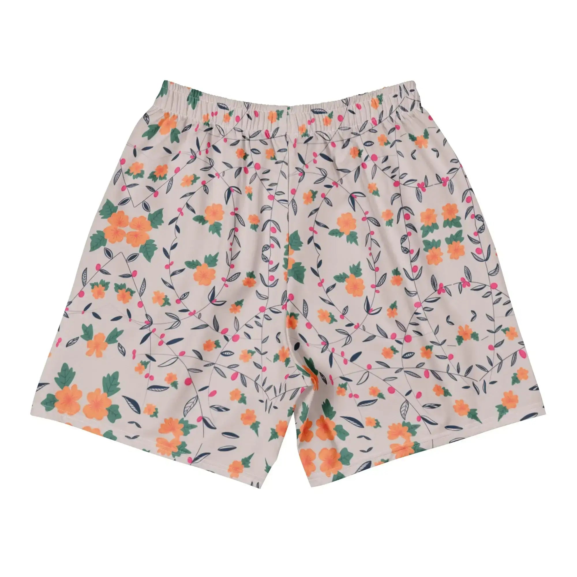 Floral Vines | Eco-Friendly | Athletic Shorts | TeeandTurtle | Sustainable