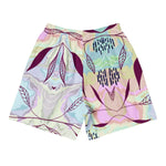 Marble Leaves | Eco-Friendly | Athletic Shorts | TeeandTurtle | Sustainable