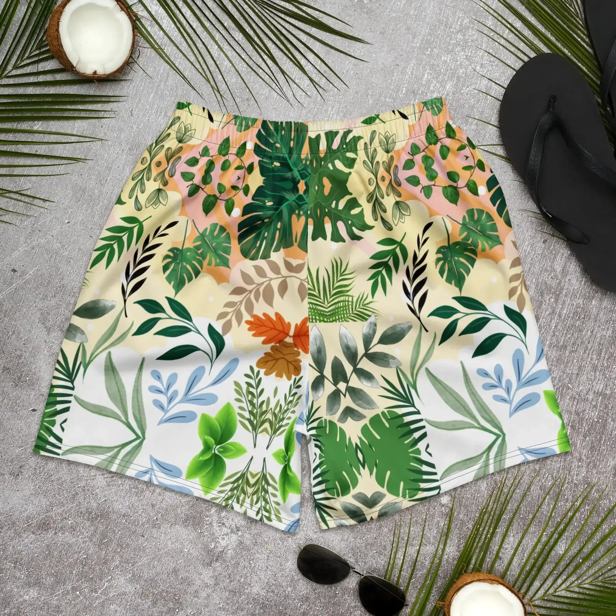 Boho Floral | Eco-Friendly | Athletic Shorts | TeeandTurtle | Sustainable