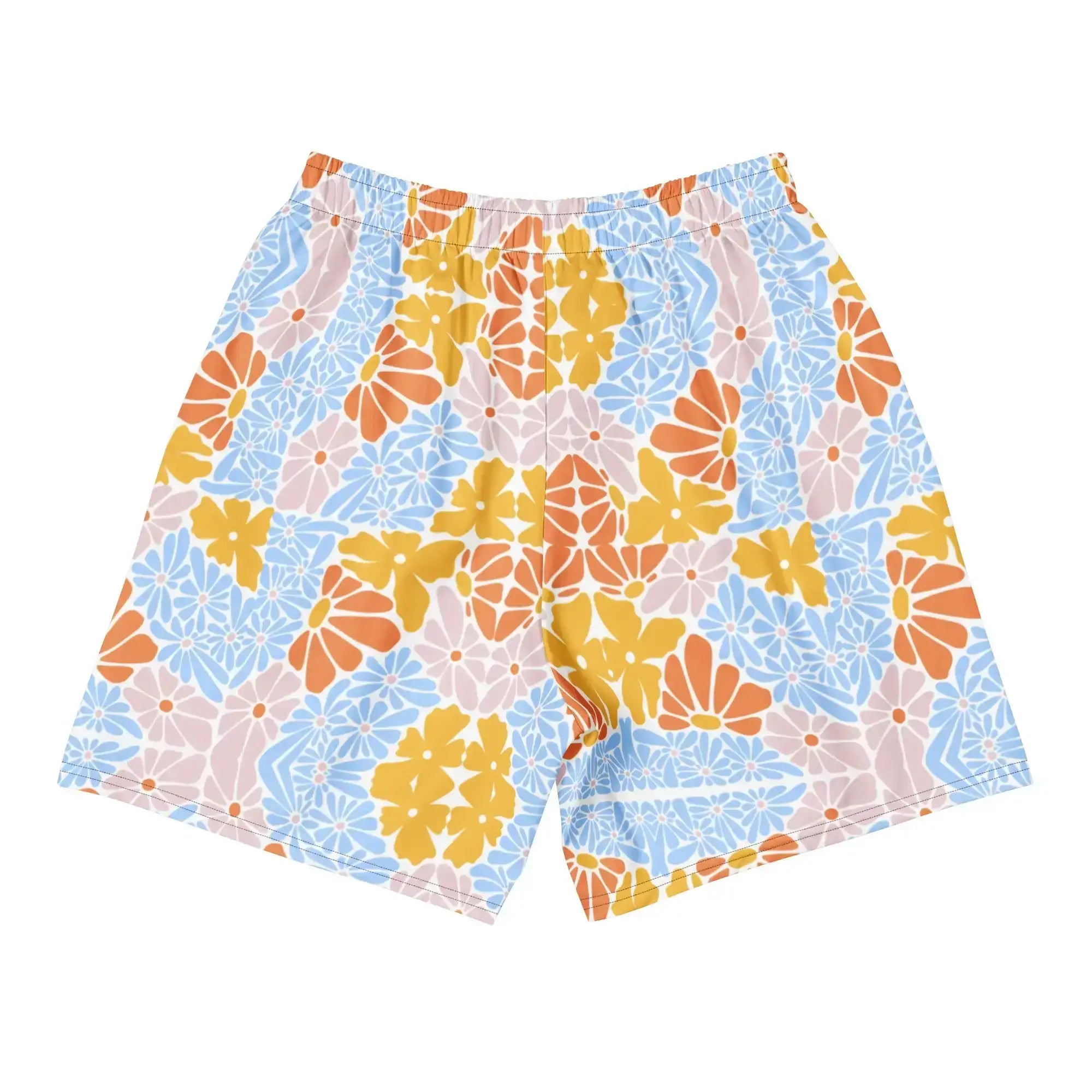 Florosent Bright Flowers | Eco-Friendly | Athletic Shorts | TeeandTurtle | Sustainable