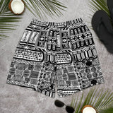 Black Aztek | Eco-Friendly | Athletic Shorts | TeeandTurtle | Sustainable