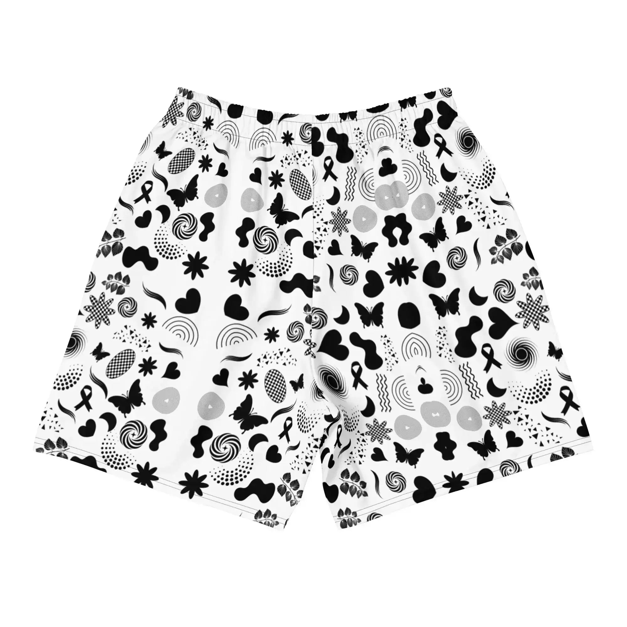 Black Garden | Eco-Friendly | Athletic Shorts | TeeandTurtle | Sustainable