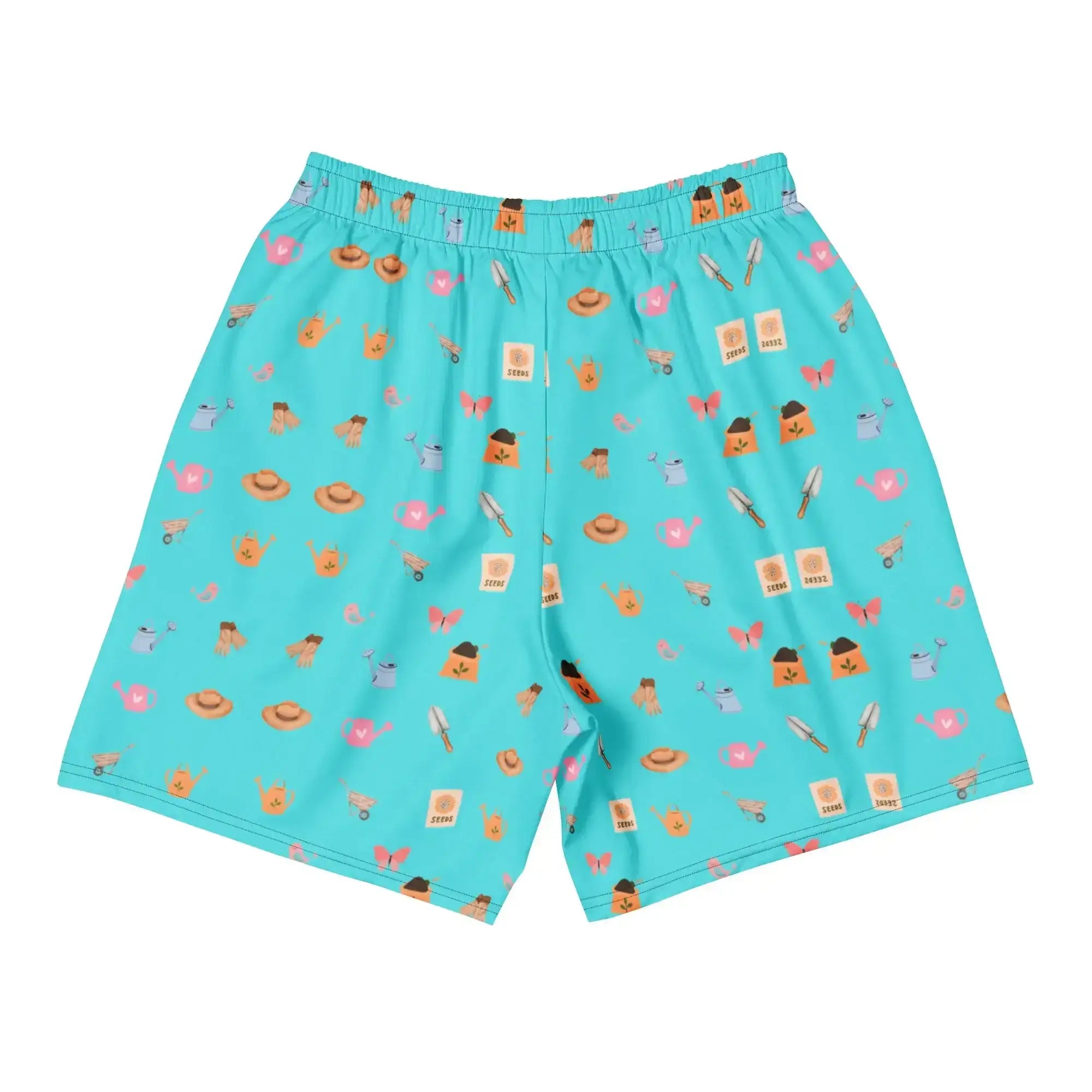 Blue Garden Tools | Eco-Friendly | Athletic Shorts | TeeandTurtle | Sustainable