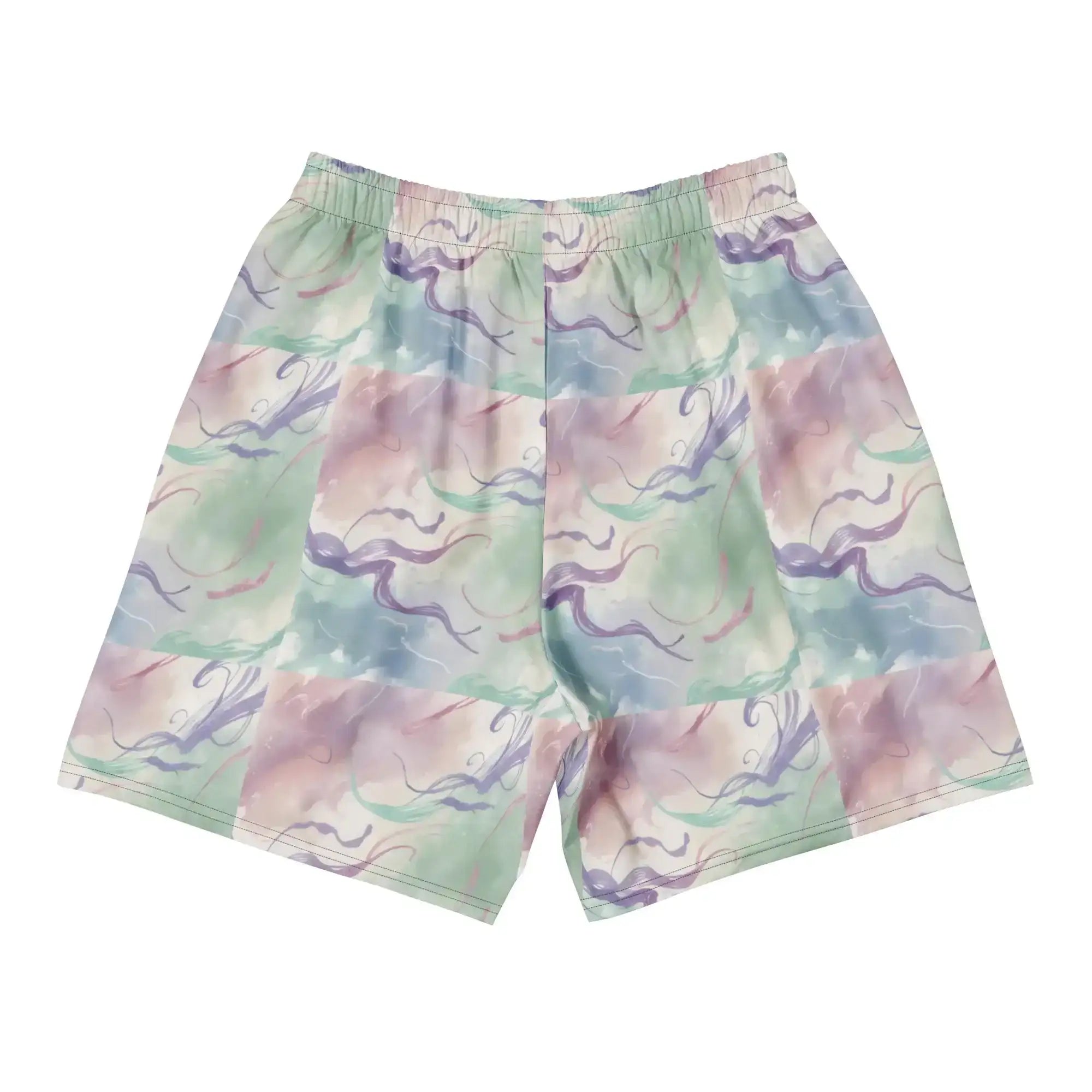 Pastel Strokes | Eco-Friendly | Athletic Shorts | TeeandTurtle | Sustainable