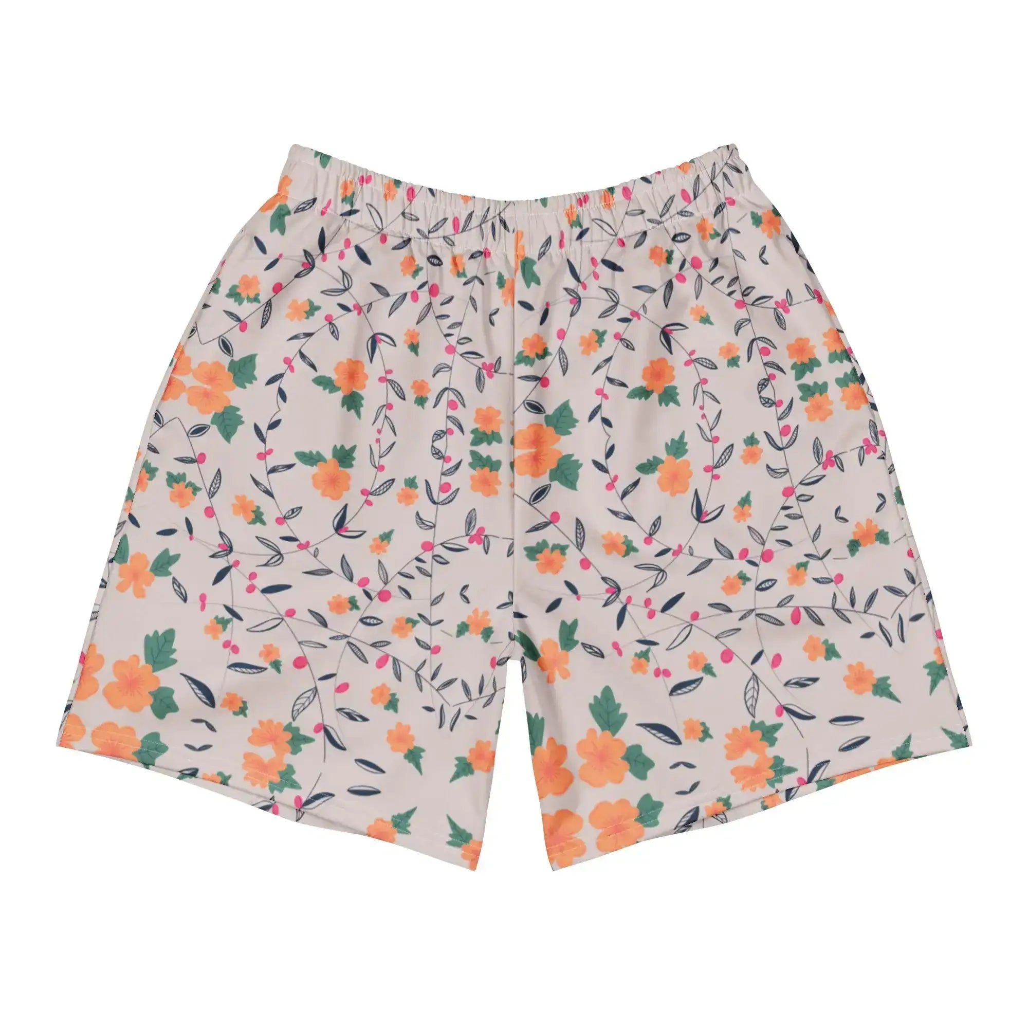 Floral Vines | Eco-Friendly | Athletic Shorts | TeeandTurtle | Sustainable