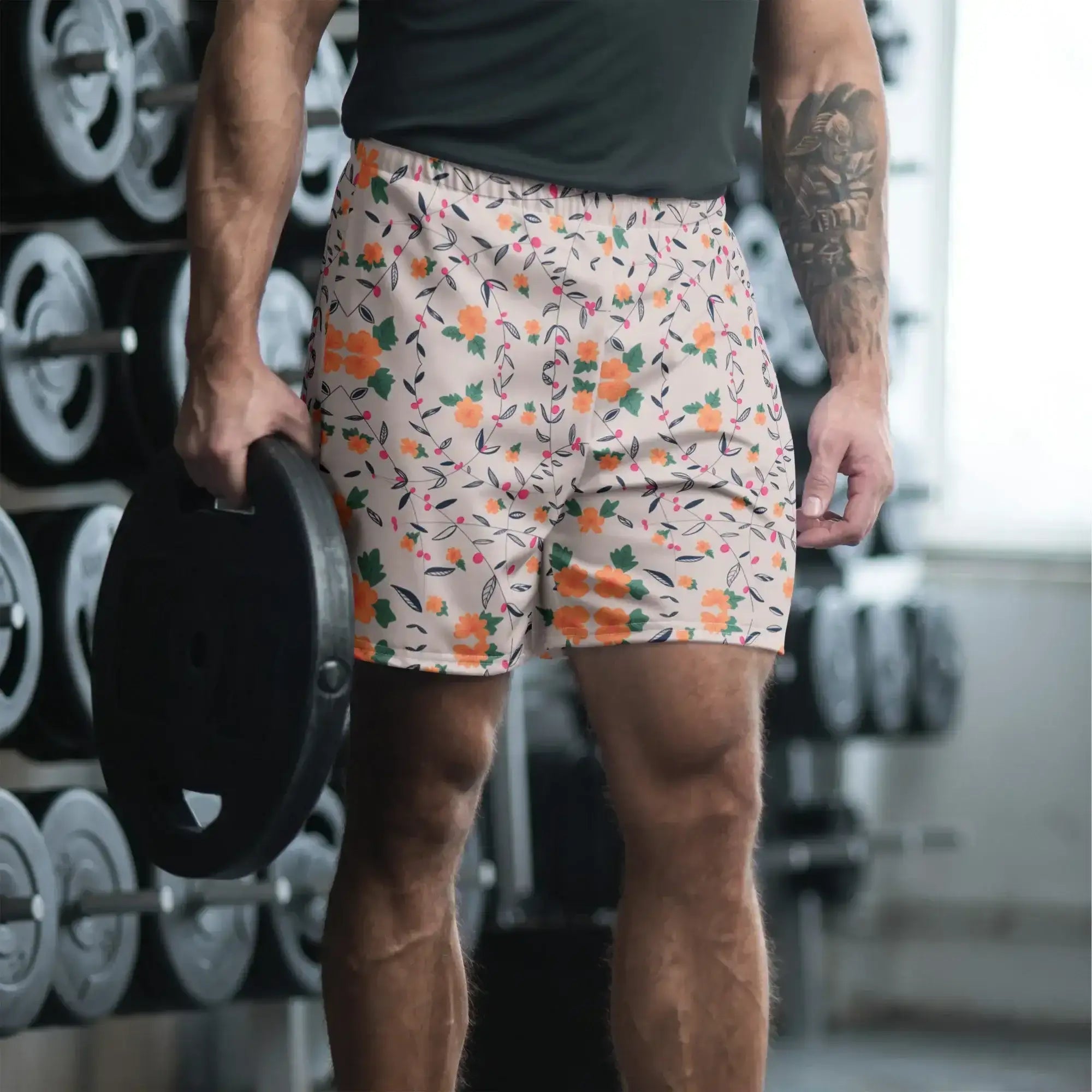Floral Vines | Eco-Friendly | Athletic Shorts | TeeandTurtle | Sustainable
