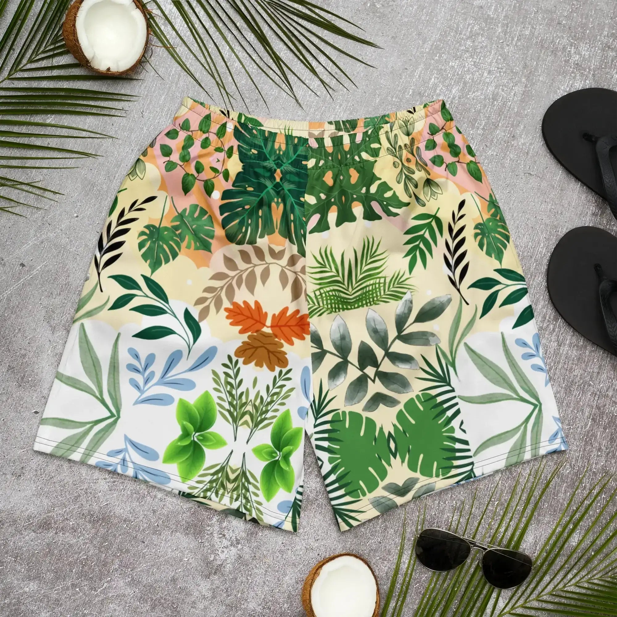 Boho Floral | Eco-Friendly | Athletic Shorts | TeeandTurtle | Sustainable