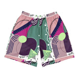 Geometrical | Eco-Friendly | Athletic Shorts | TeeandTurtle | Sustainable