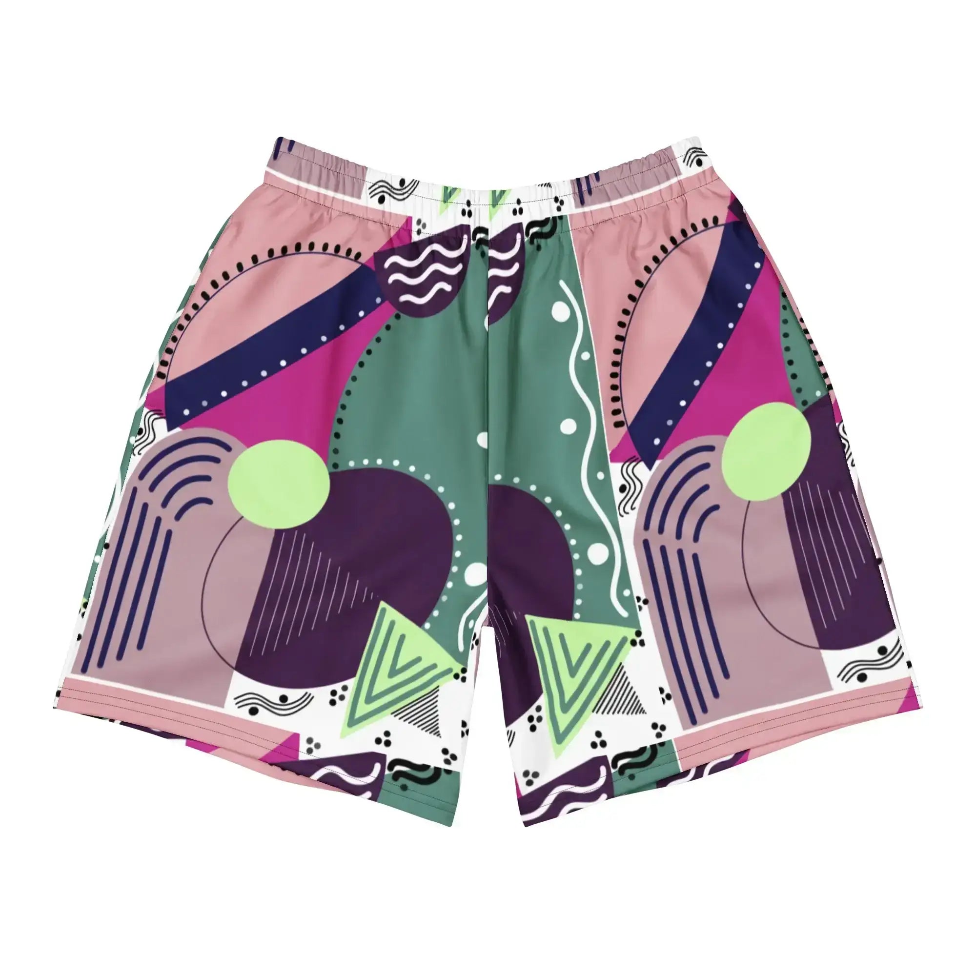 Geometrical | Eco-Friendly | Athletic Shorts | TeeandTurtle | Sustainable
