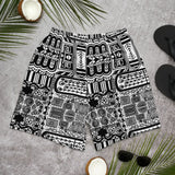 Black Aztek | Eco-Friendly | Athletic Shorts | TeeandTurtle | Sustainable