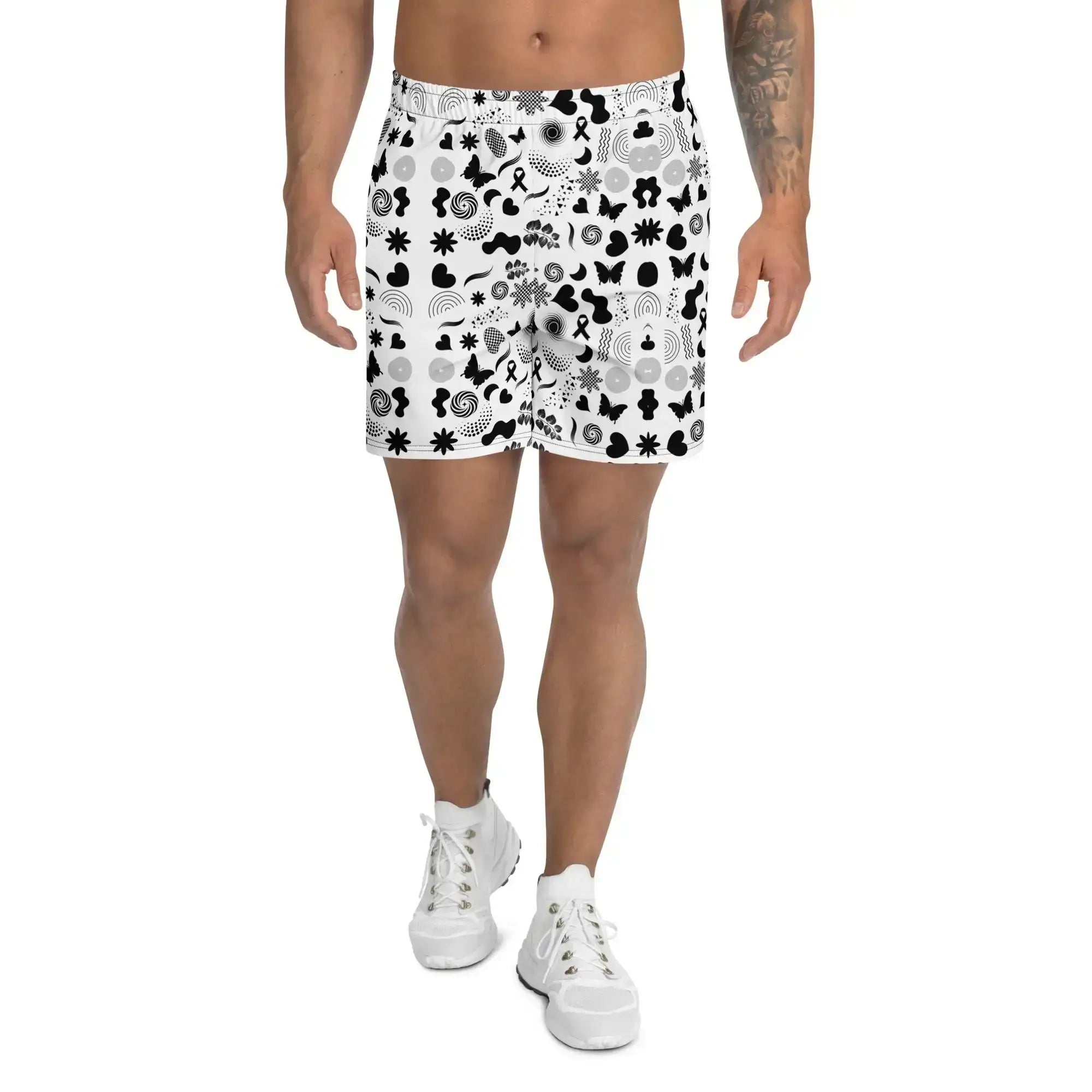 Black Garden | Eco-Friendly | Athletic Shorts | TeeandTurtle | Sustainable