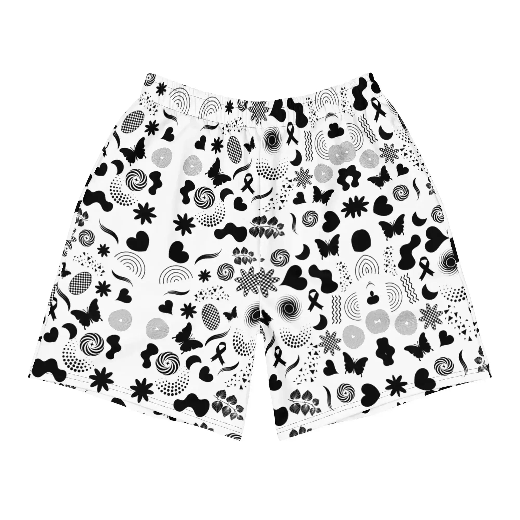 Black Garden | Eco-Friendly | Athletic Shorts | TeeandTurtle | Sustainable