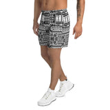 Black Aztek | Eco-Friendly | Athletic Shorts | TeeandTurtle | Sustainable