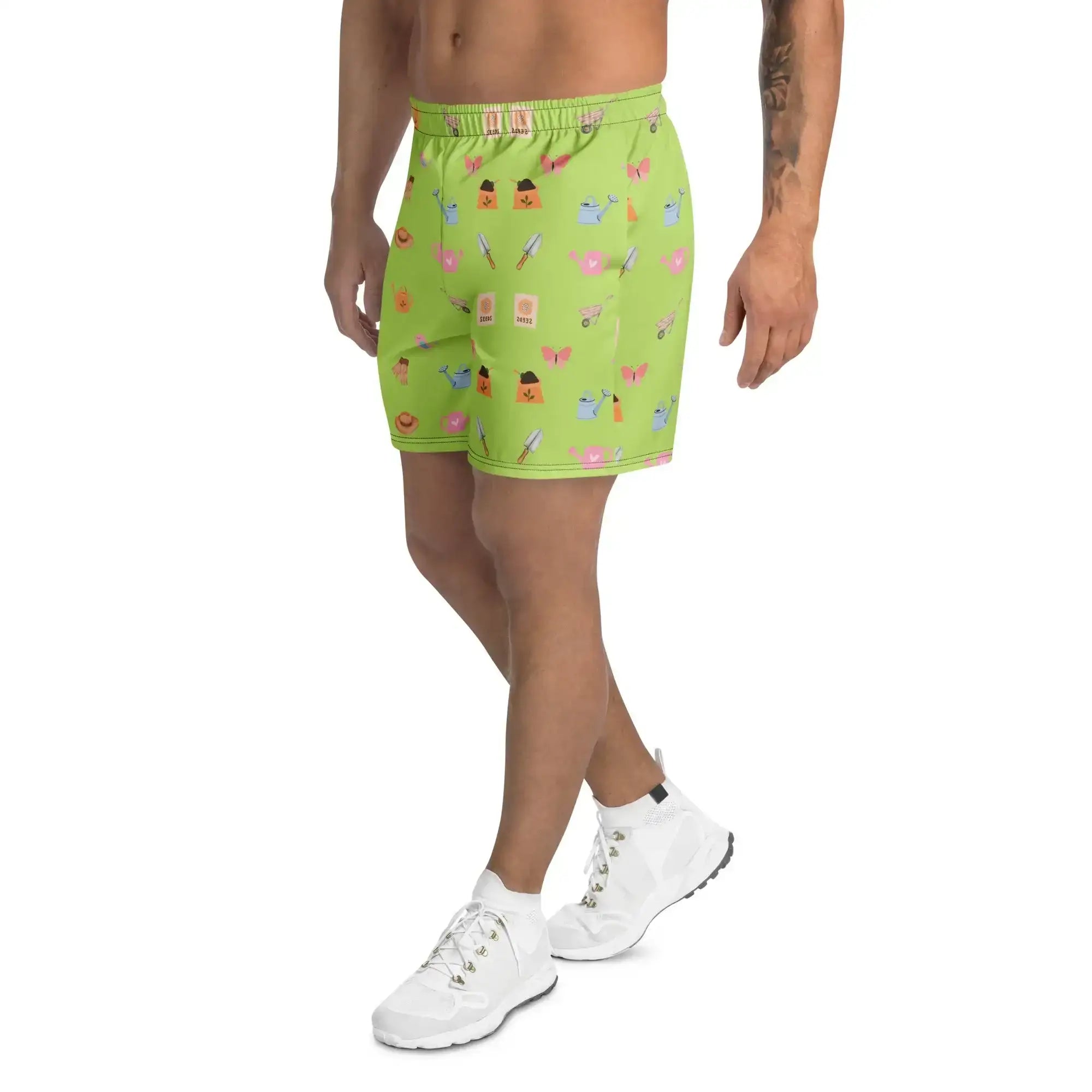 Green Garden Tools | Eco-Friendly | Athletic Shorts | TeeandTurtle | Sustainable