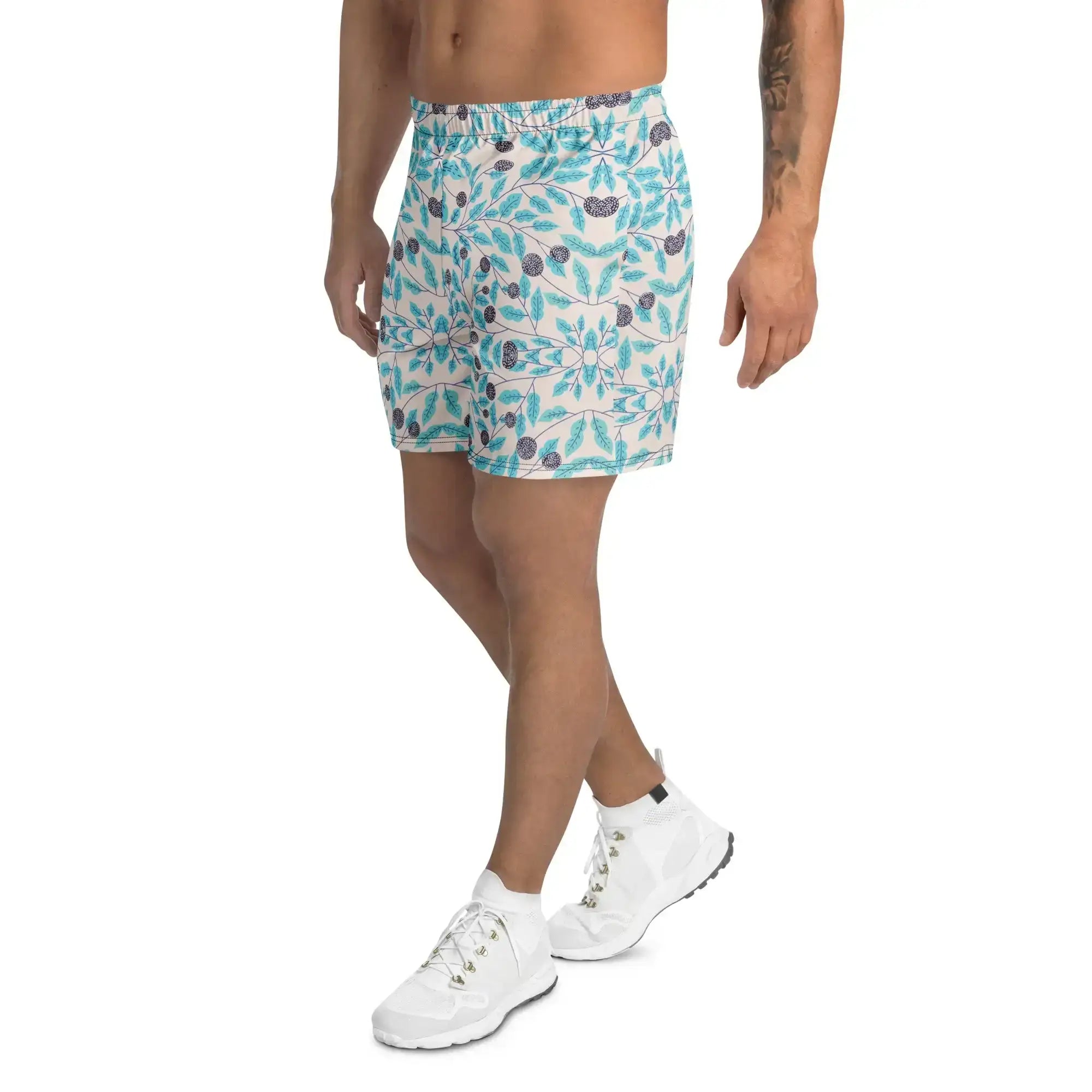 Winter Leaves | Eco-Friendly | Athletic Shorts | TeeandTurtle | Sustainable