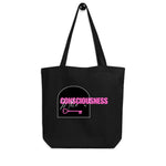 Consciousness Is The Key | Eco-Friendly | Cotton Tote Bag | TeeandTurtle | Sustainable