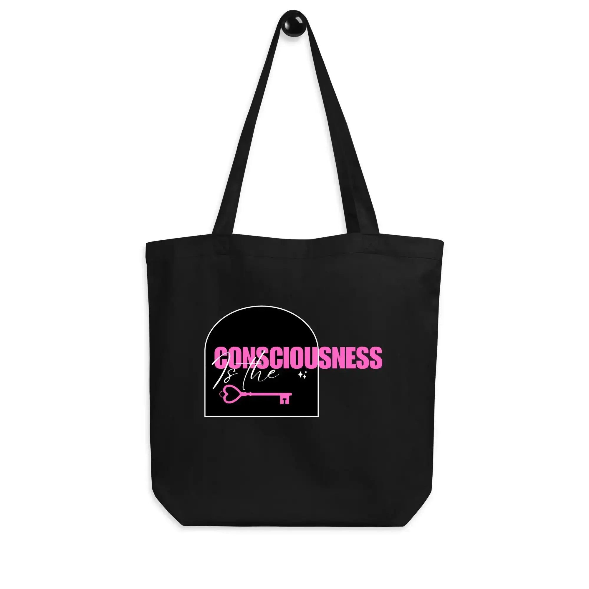 Consciousness Is The Key | Eco-Friendly | Cotton Tote Bag | TeeandTurtle | Sustainable