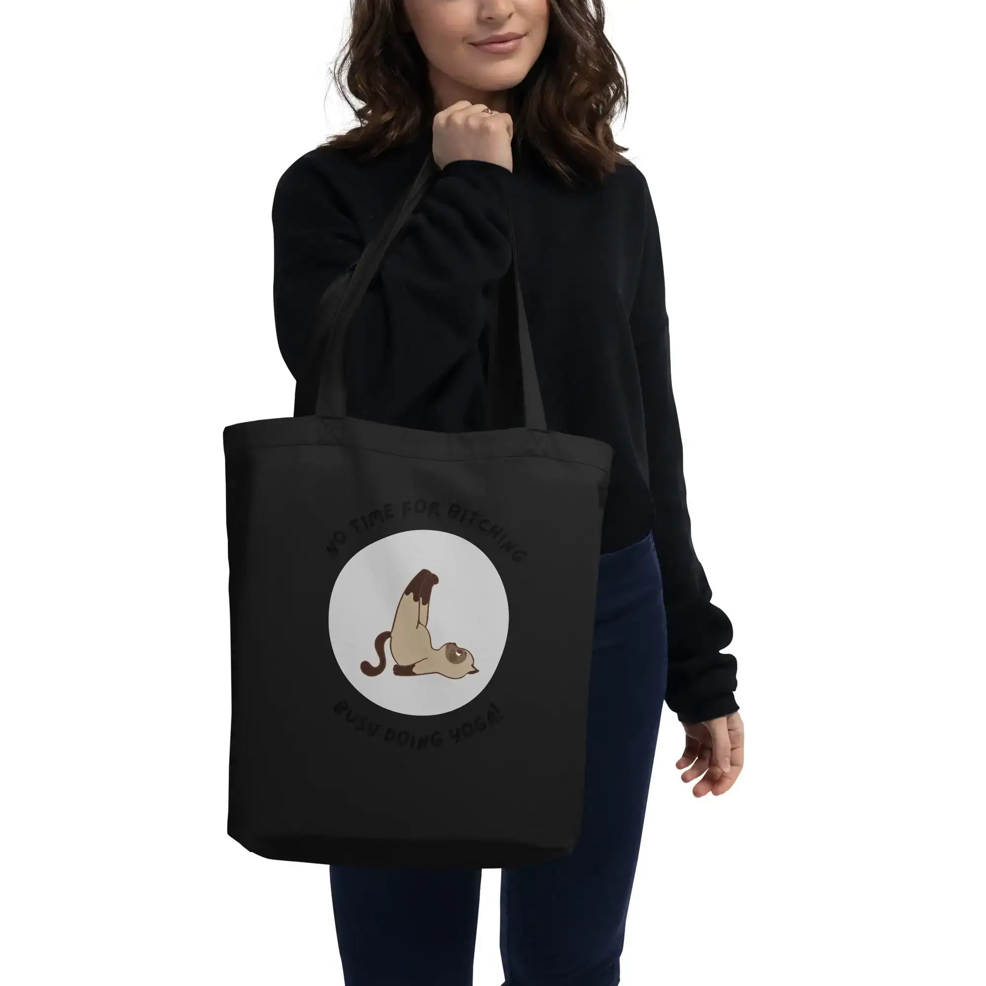 No Time For Bitching | Eco-Friendly | Cotton Tote Bag | TeeandTurtle | Sustainable
