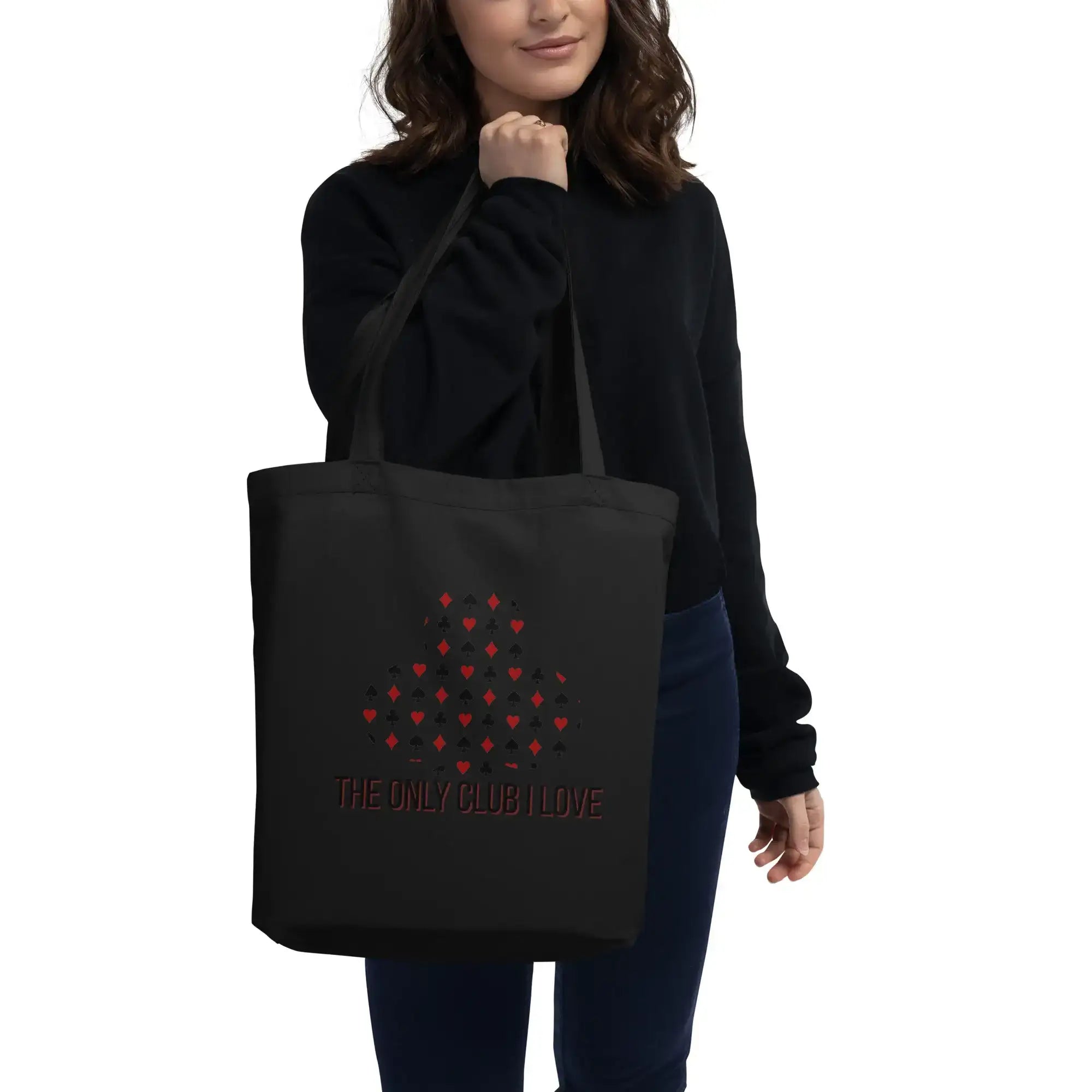 The Only Club I Love | Eco-Friendly | Cotton Tote Bag | TeeandTurtle | Sustainable