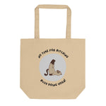 No Time For Bitching | Eco-Friendly | Cotton Tote Bag | TeeandTurtle | Sustainable