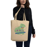 Art Is Meditation | Eco-Friendly | Cotton Tote Bag | TeeandTurtle | Sustainable