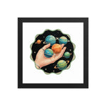 Cosmos In The Palm | Eco-Friendly | Framed Poster | TeeandTurtle | Sustainable