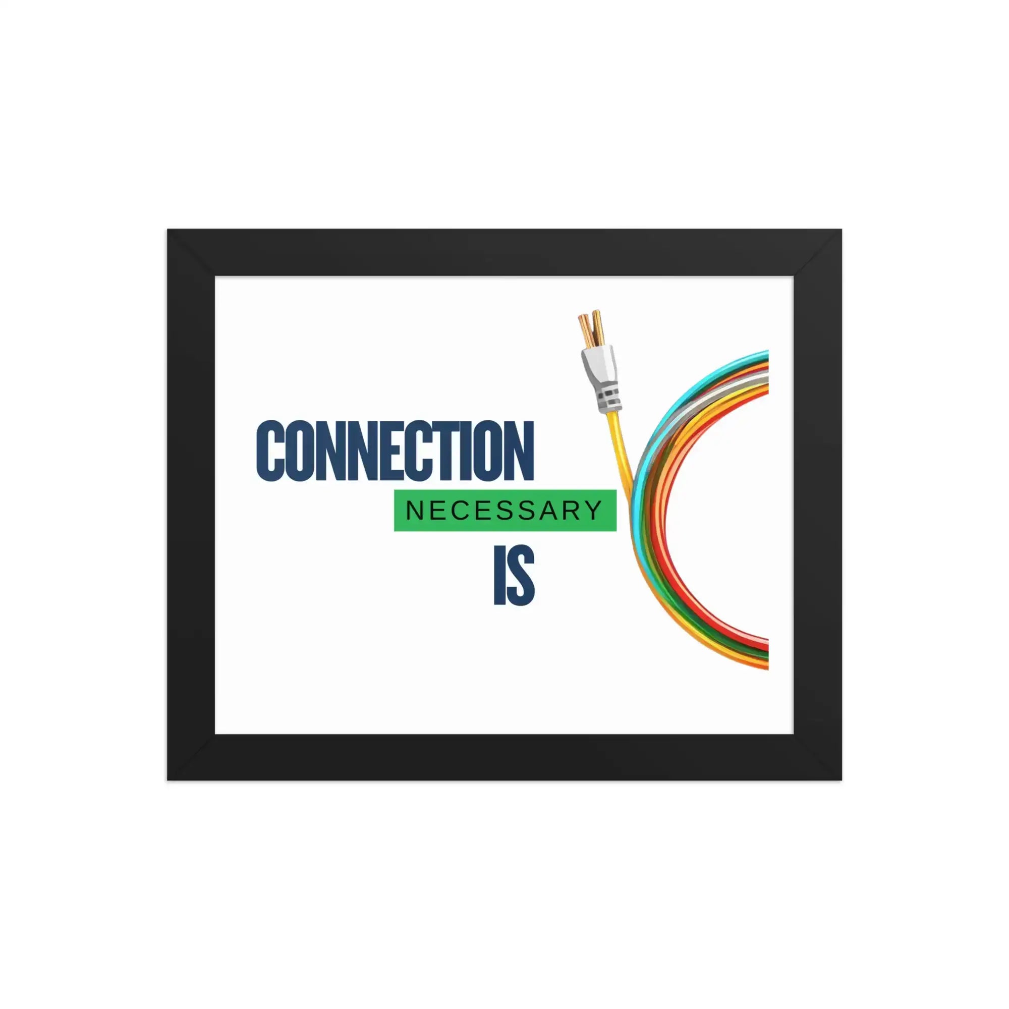 Connection | Eco-Friendly | Framed Poster | TeeandTurtle | Sustainable