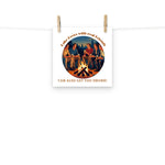Real Friends | Eco-Friendly | Matte Paper Poster | TeeandTurtle | Sustainable